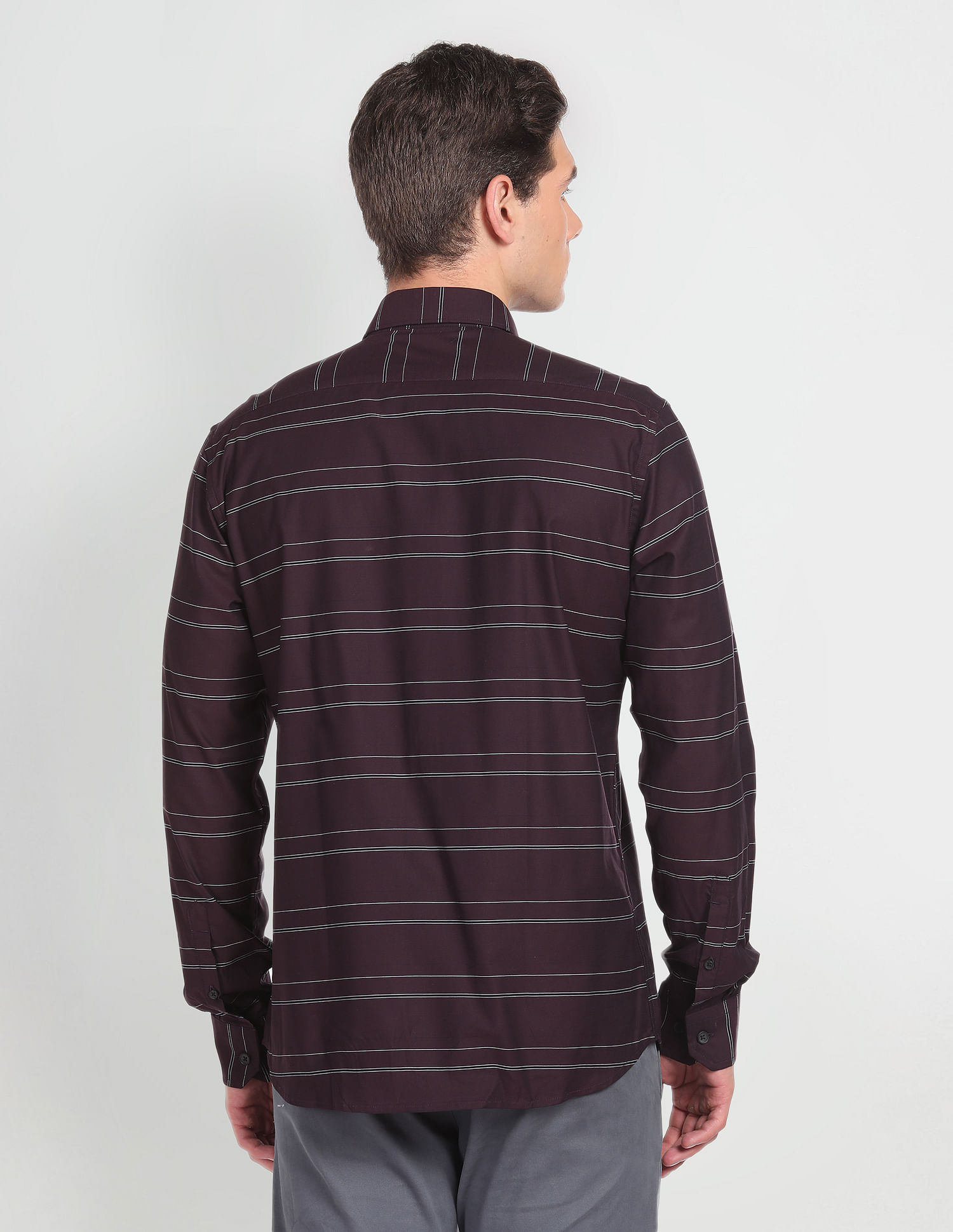 Arrow Sports Manhattan Slim Fit Cotton Shirt