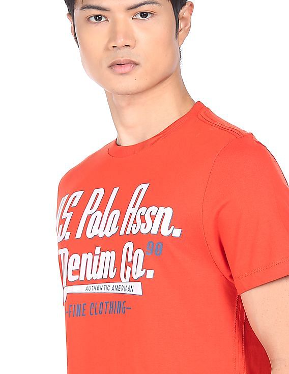 U.S. Polo Assn. Denim Co. Crew Neck Graphic Print T-Shirt