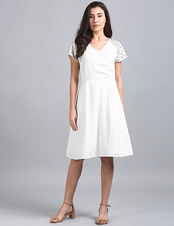 sachin and babi light blue dress Wholesale Blue Empire Waist Dress Chiffon & Cashmere Velvet