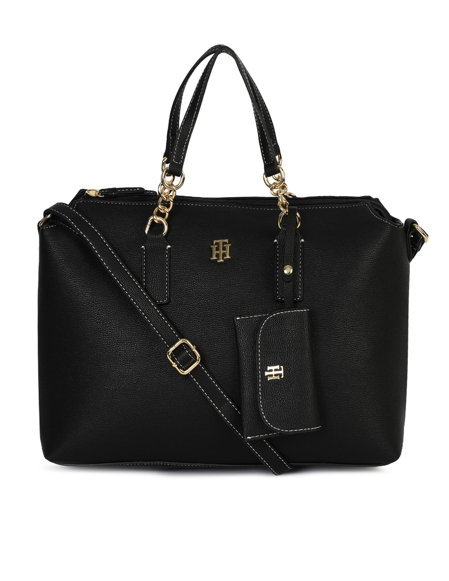 Tommy Hilfiger Grain Pebble Brielle Satchel Bag