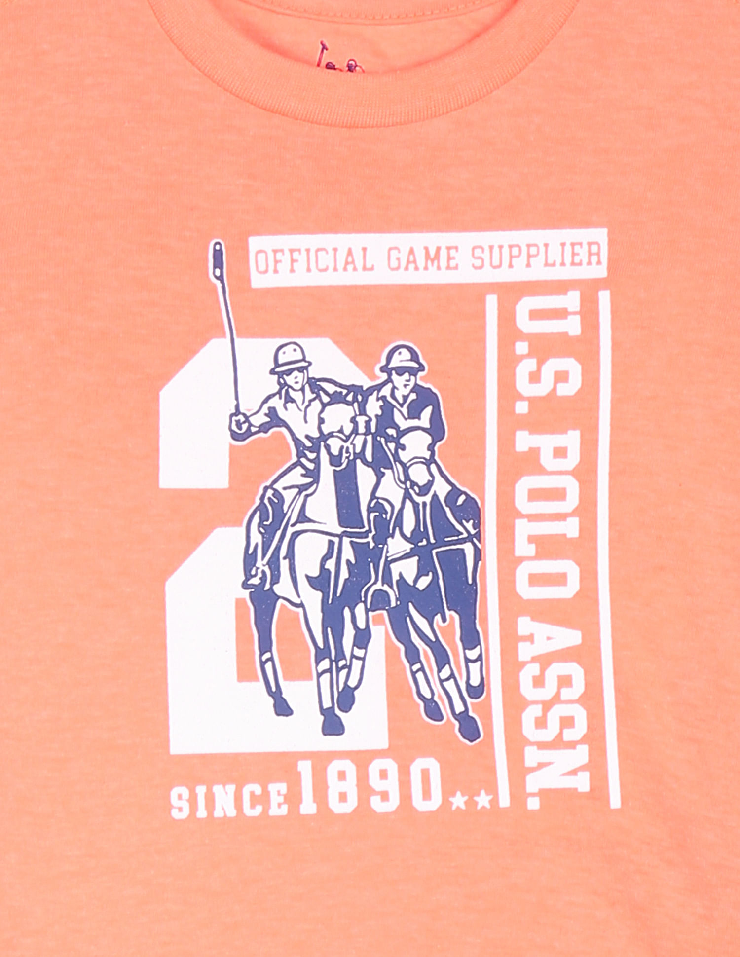 U.S. Polo Assn. Kids Boys Cotton Brand Print T-Shirt