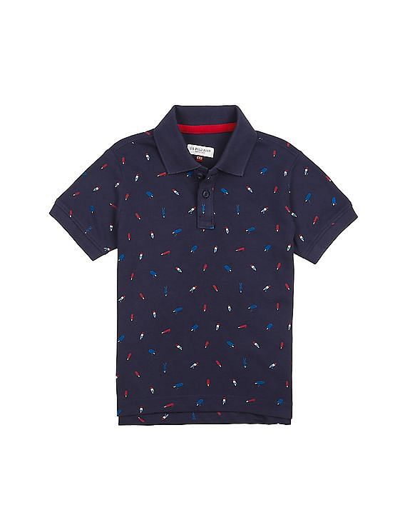U.S. Polo Assn. Kids Boys Popsicle Print Polo Shirt