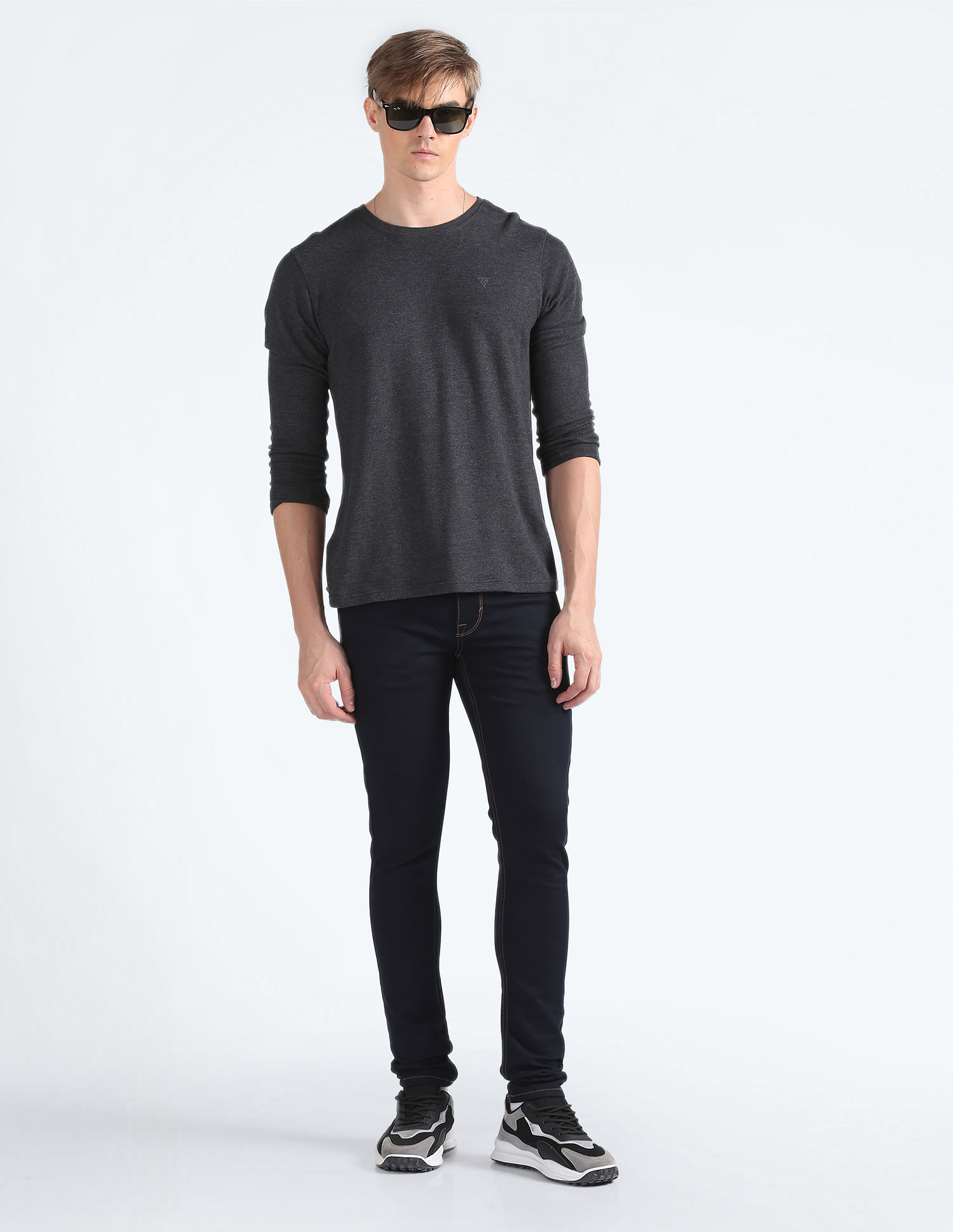 Flying Machine Jackson Skinny Fit Rinsed Jeans