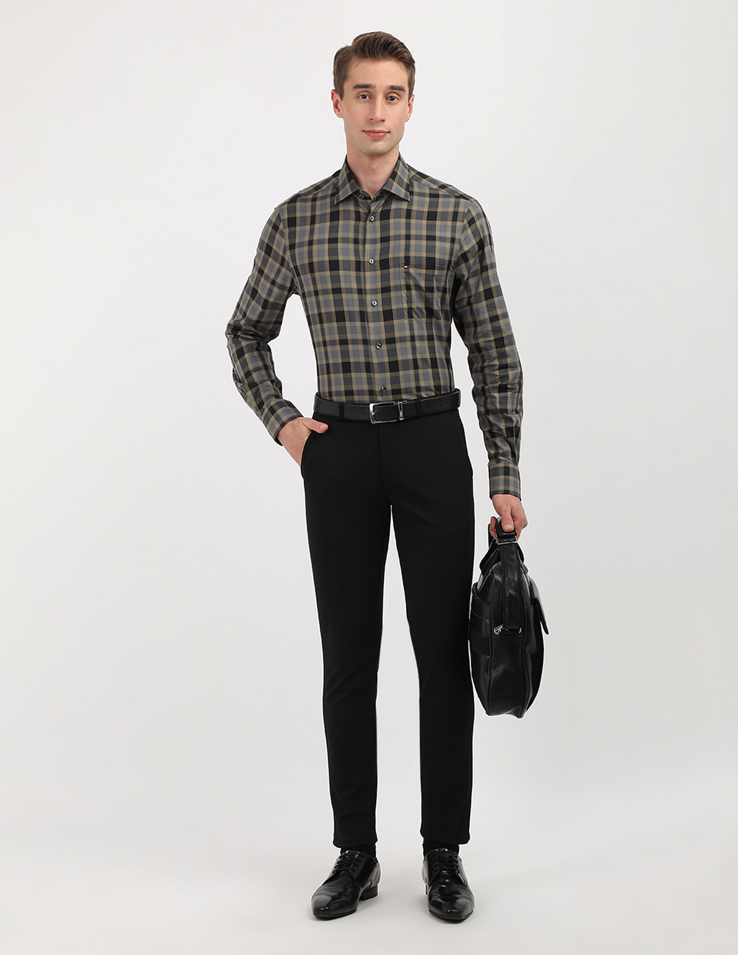 Tommy Hilfiger Plaid Checked Regular Fit Shirt