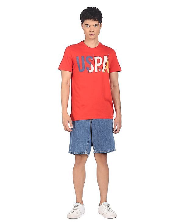 U.S. Polo Assn. Denim Co. Round Neck Printed T-Shirt