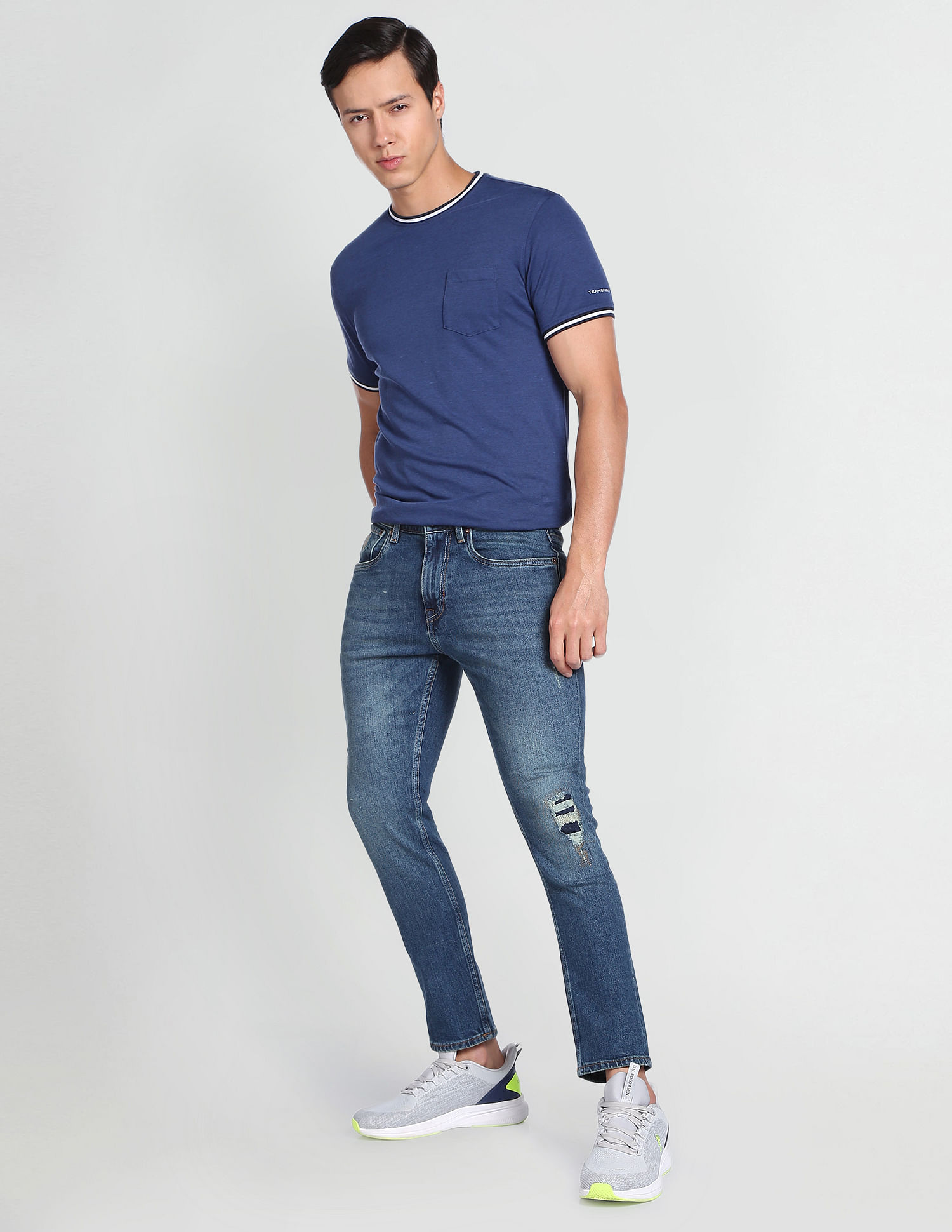 U.S. Polo Assn. Denim Co. Brandon Slim Tapered Fit Blue Jeans