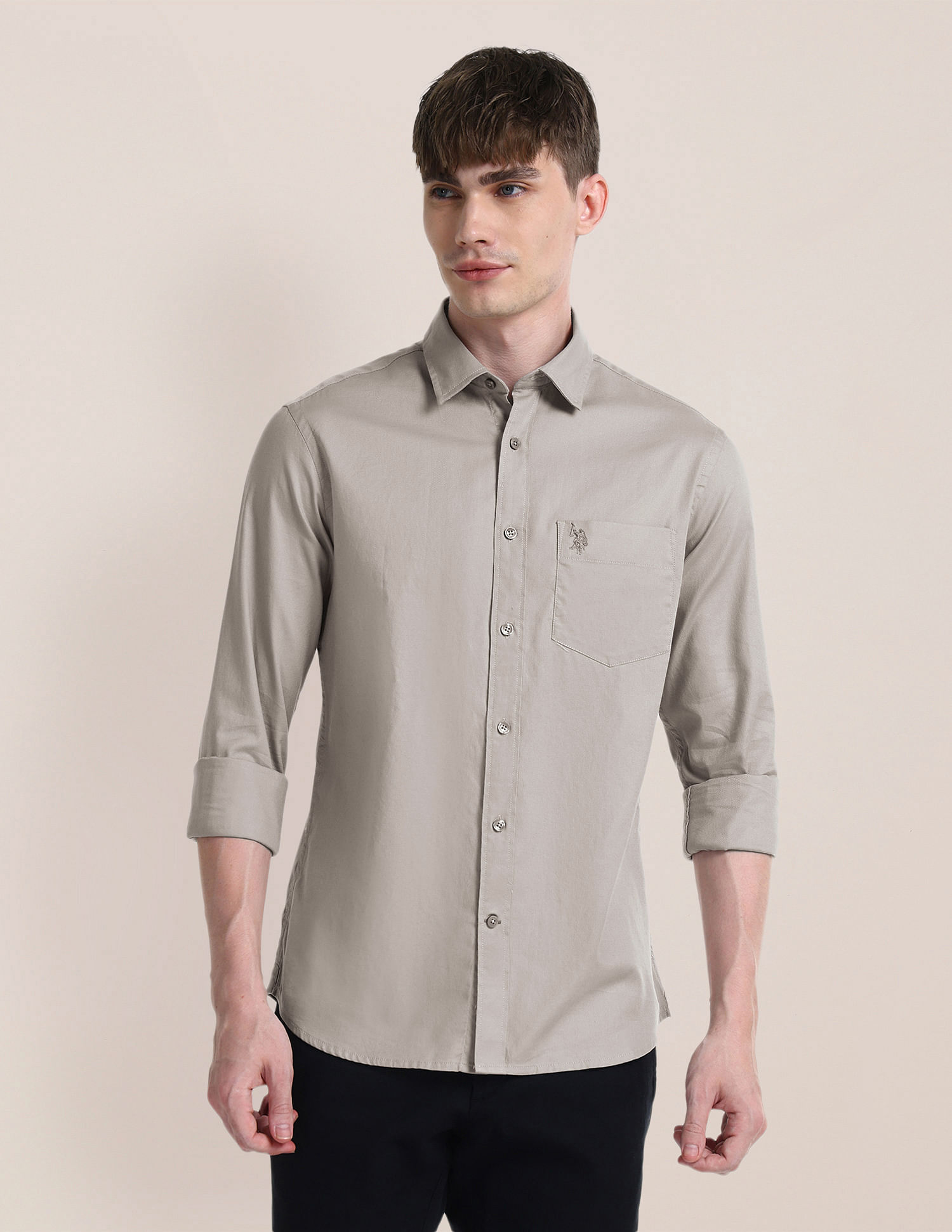 U.S. Polo Assn. Pure Cotton Slim Fit Shirt