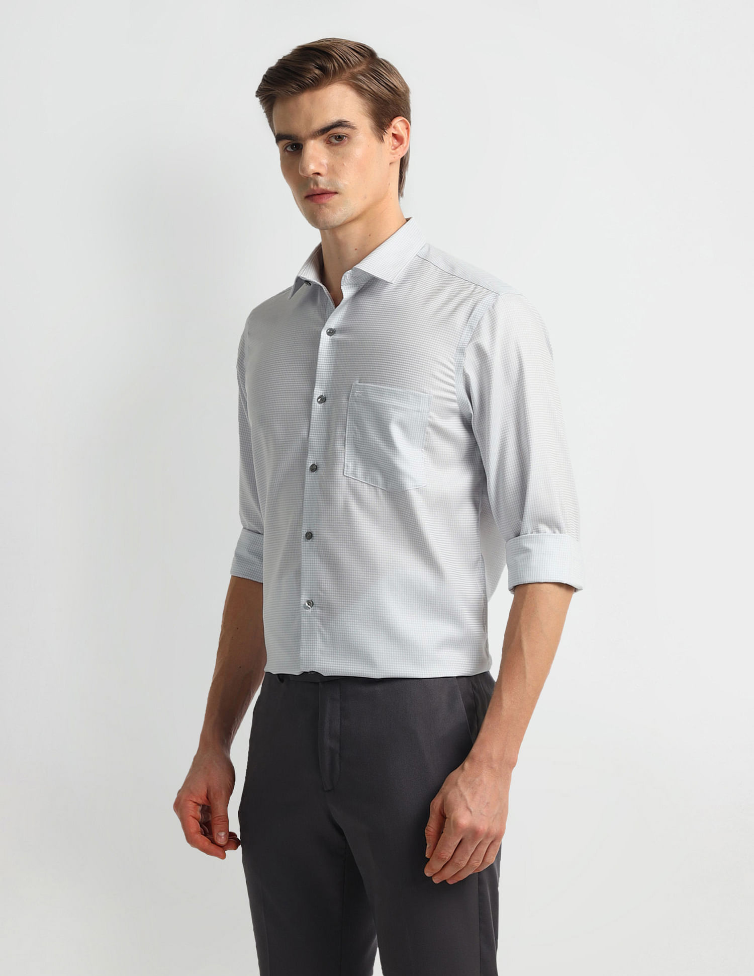 Arrow Liberty Classic Windowpane Checked Shirt