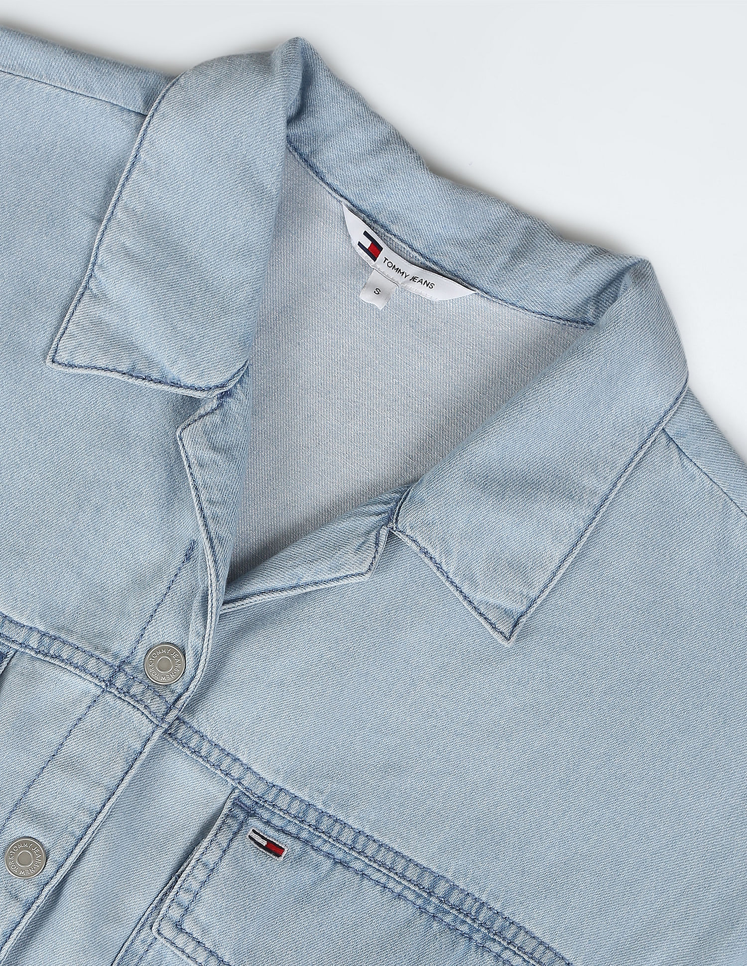 Tommy Hilfiger Chambray Crop Top