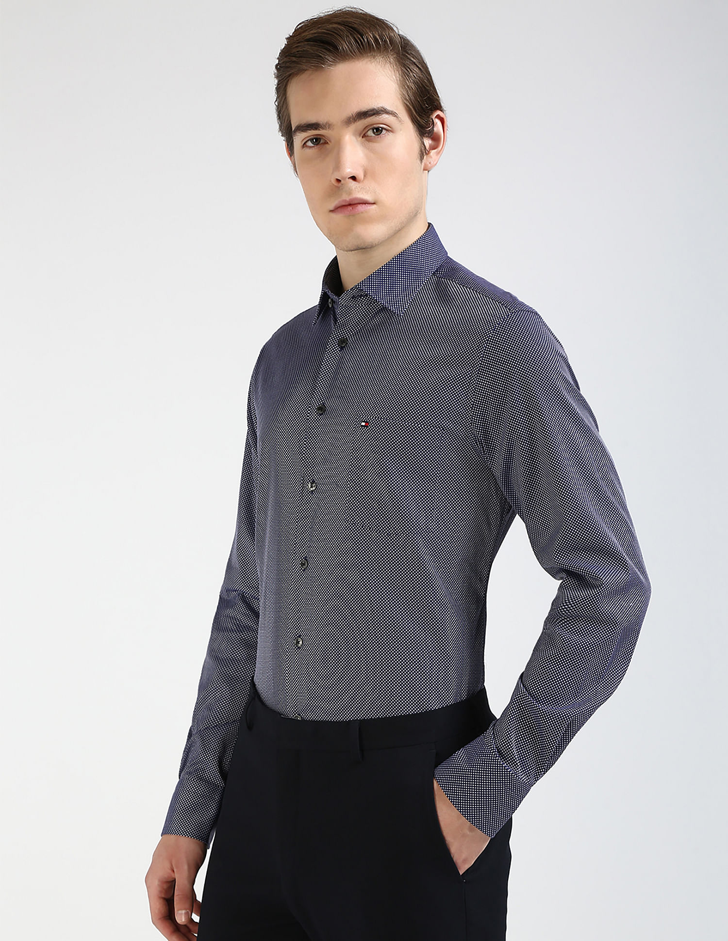 Tommy Hilfiger Dot Dobby Regular Fit Shirt