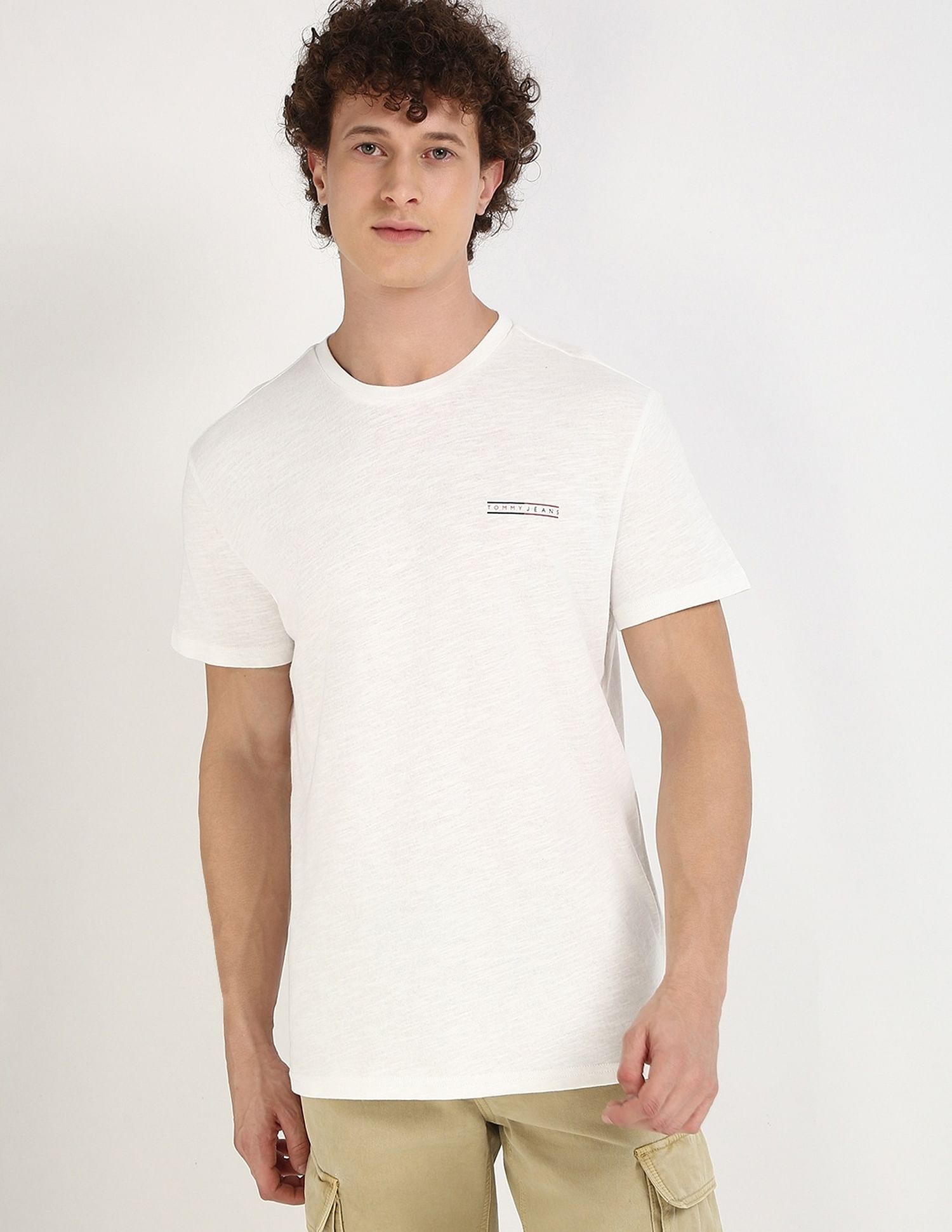 Tommy Hilfiger Solid Regular-Fit Cotton T-Shirt