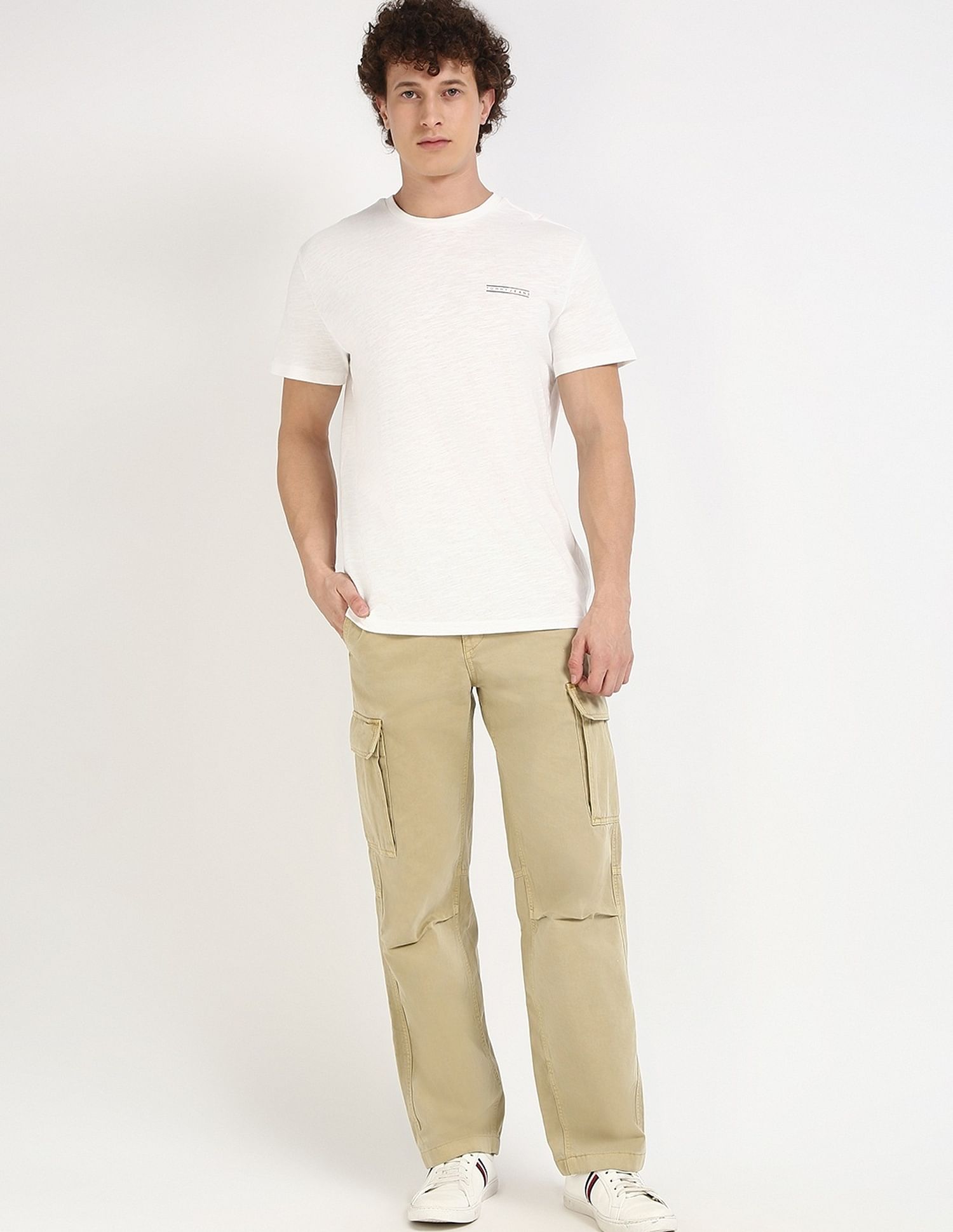 Tommy Hilfiger Solid Regular-Fit Cotton T-Shirt