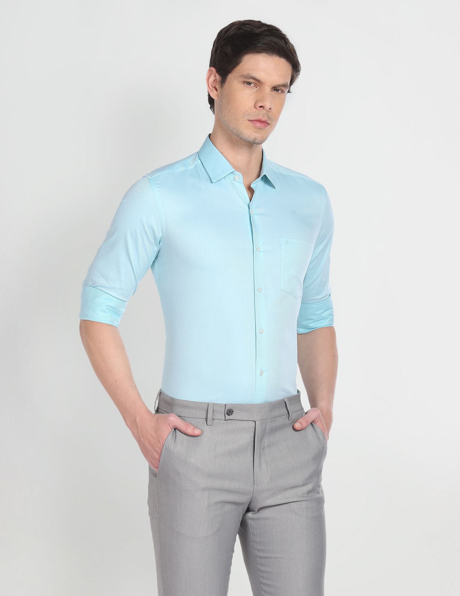 Arrow Solid Dobby Shirt
