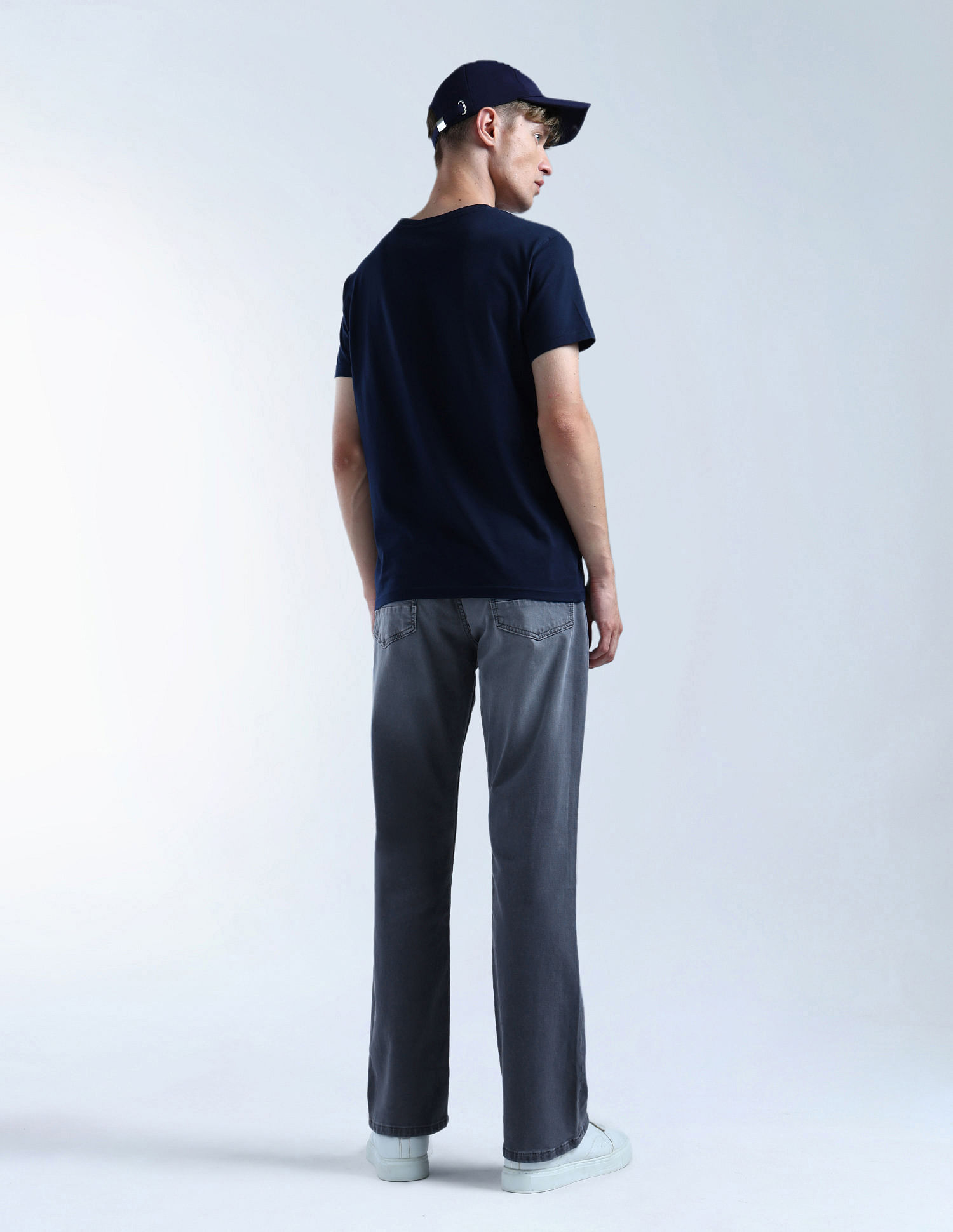 Flying Machine Bruce Bootcut Fit Stone Washed Jeans