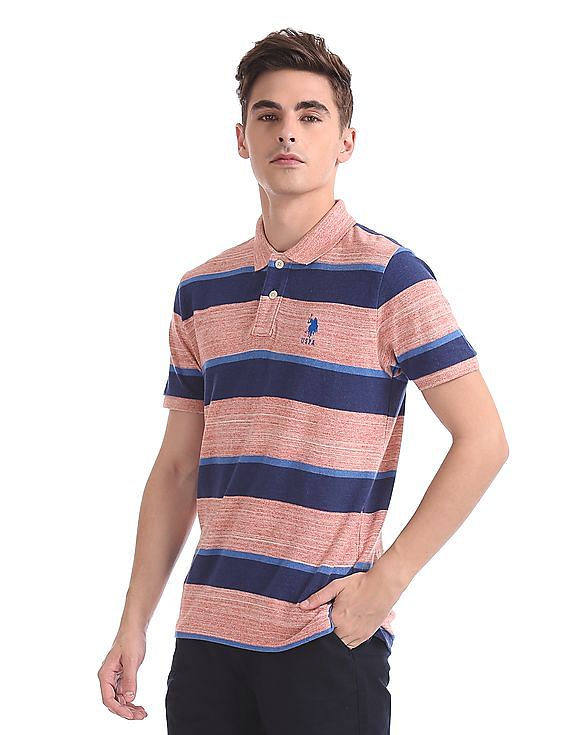 U.S. Polo Assn. Regular Fit Heathered Polo Shirt