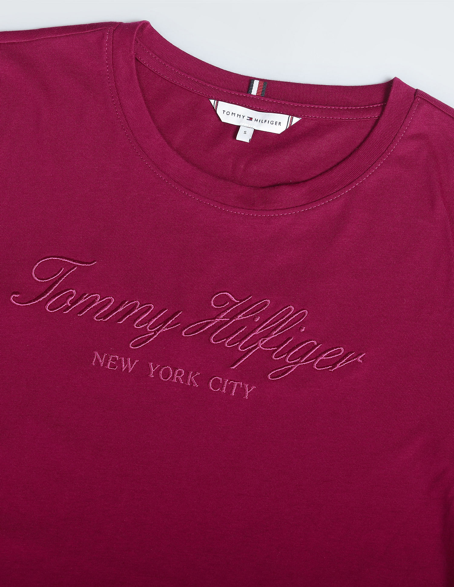 Tommy Hilfiger Crew Neck Embroidered T-Shirt