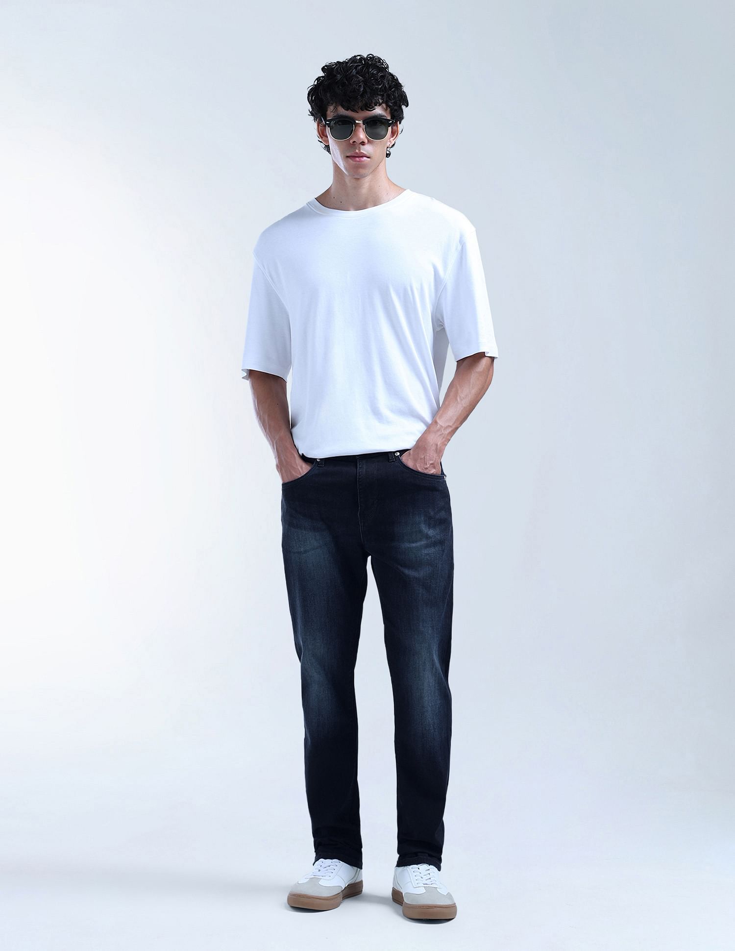Flying Machine Slash Slim Tapered Fit F-Lite Jeans