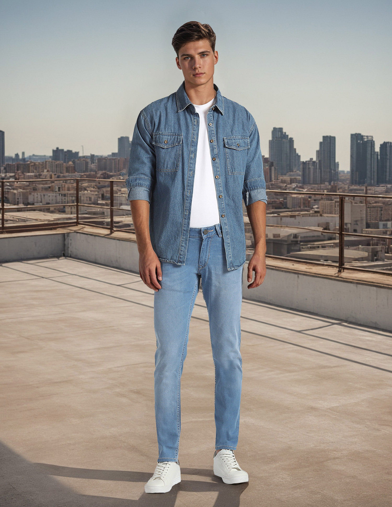Flying Machine Jackson Super Skinny Fit Mid Rise Jeans