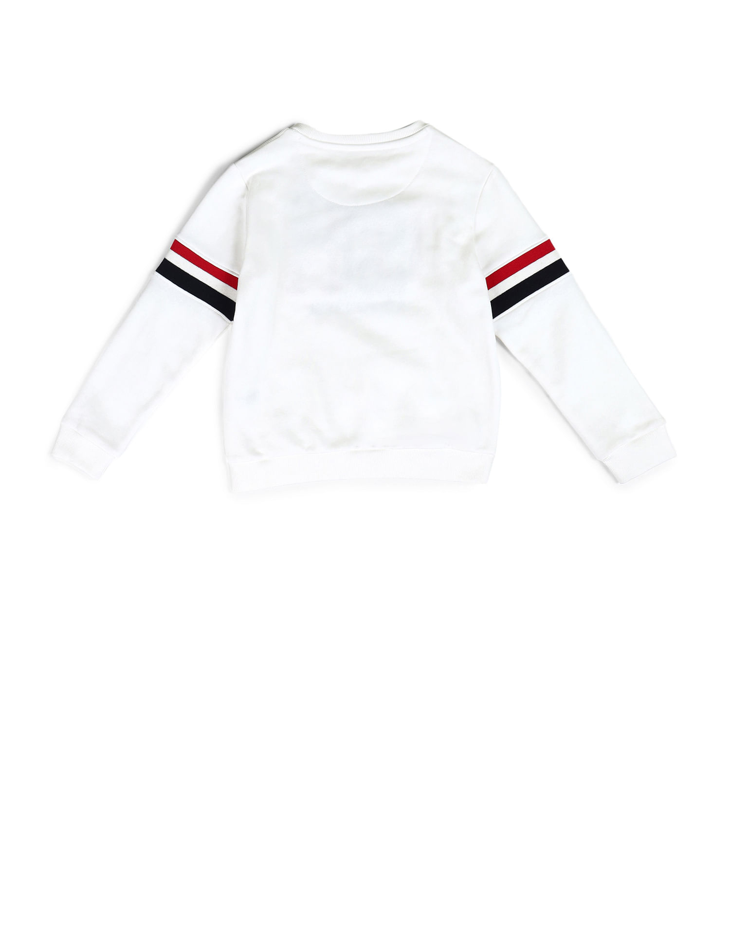U.S. Polo Assn. Kids Boys Brand Appliqued Pure Cotton Sweatshirt