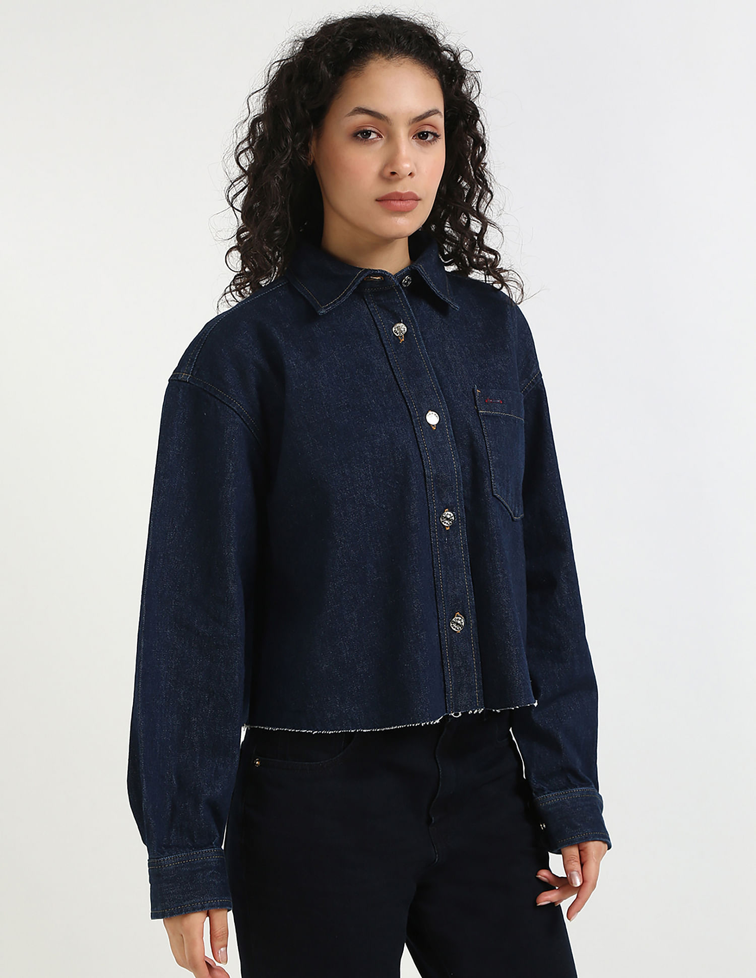Tommy Hilfiger Solid Regular-Fit Cotton Shirt