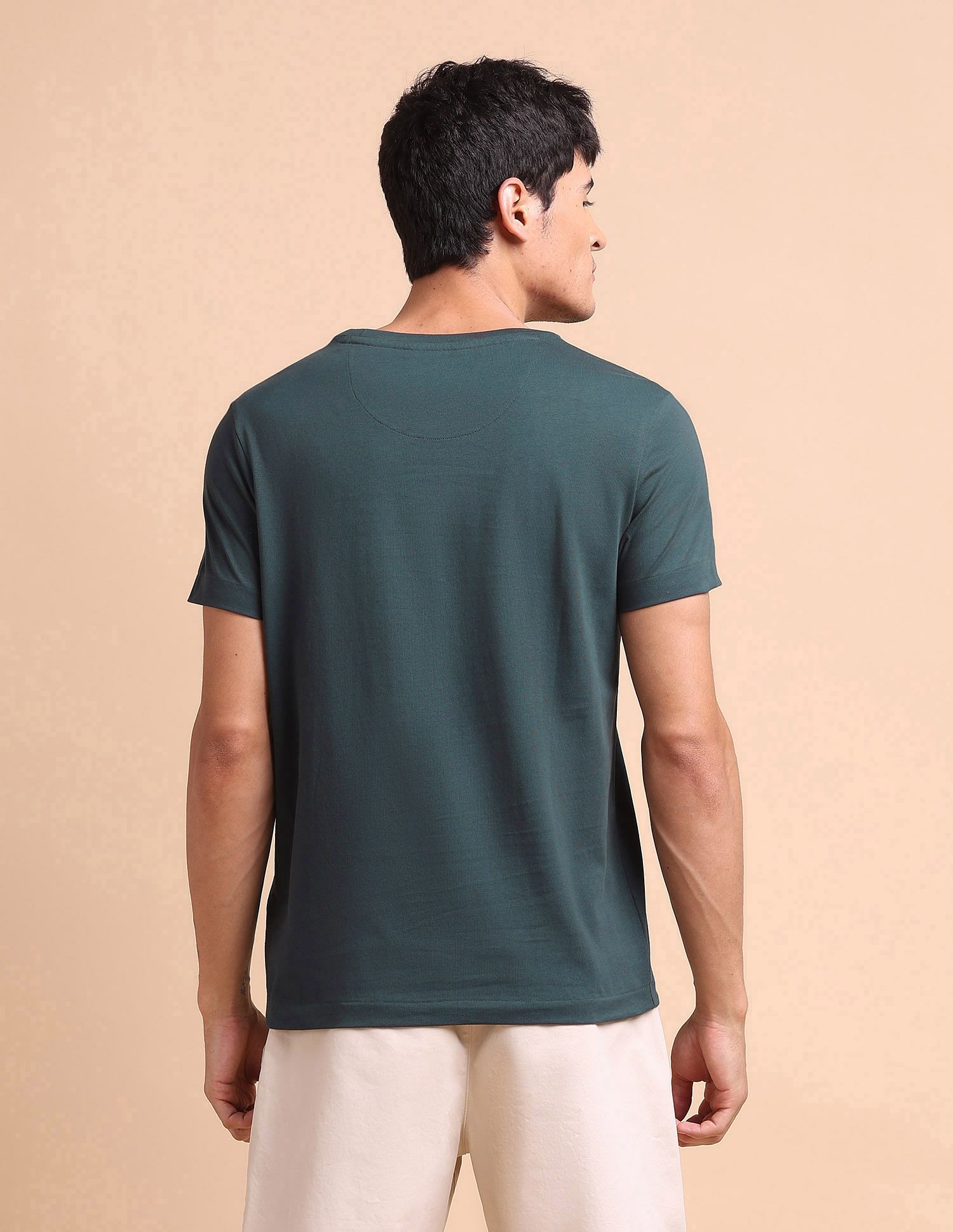 U.S. Polo Assn. Brand Embossed Slim Fit T-Shirt