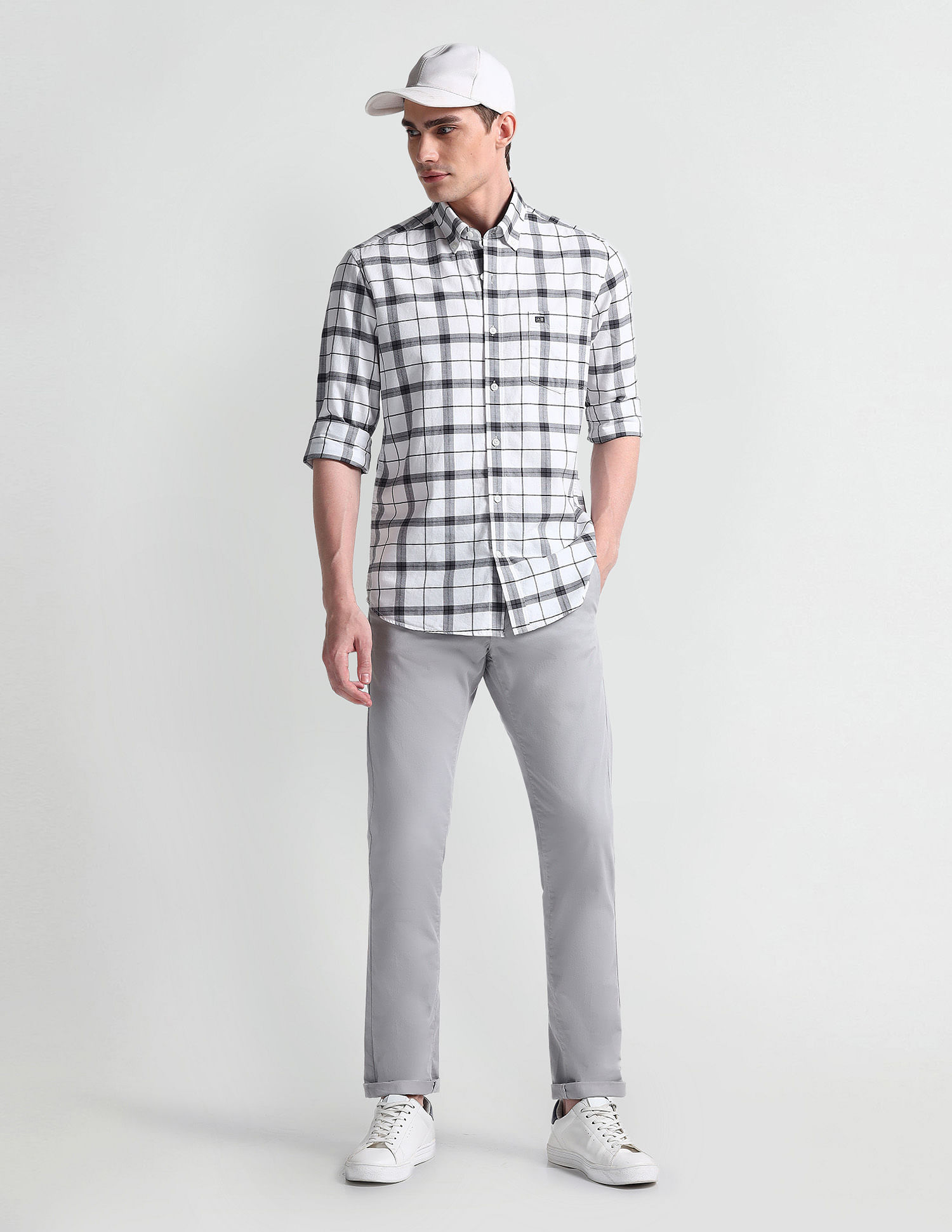 Arrow Sport Tartan Check Cotton Shirt