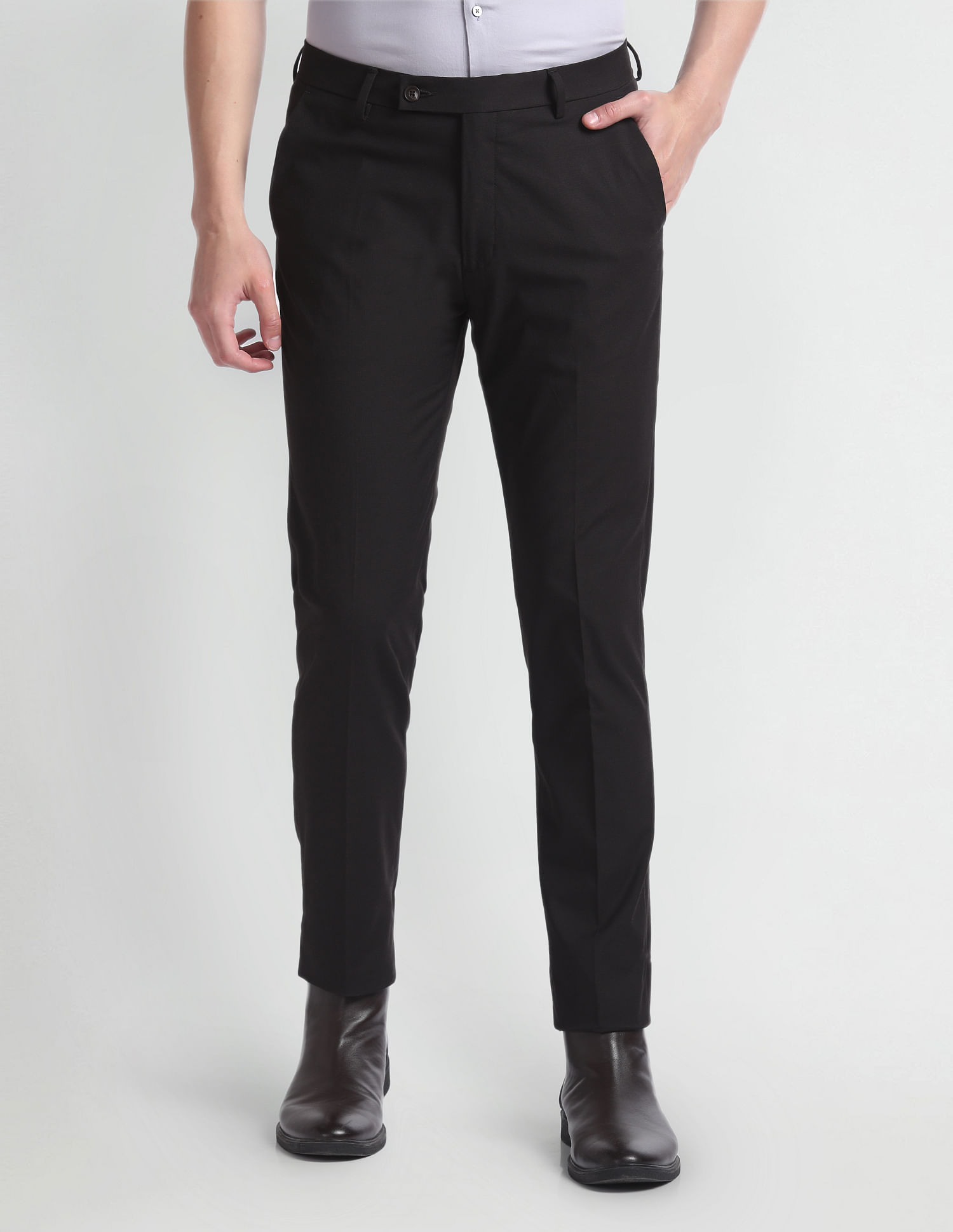 Arrow Super Slim Fit Smartflex Trousers