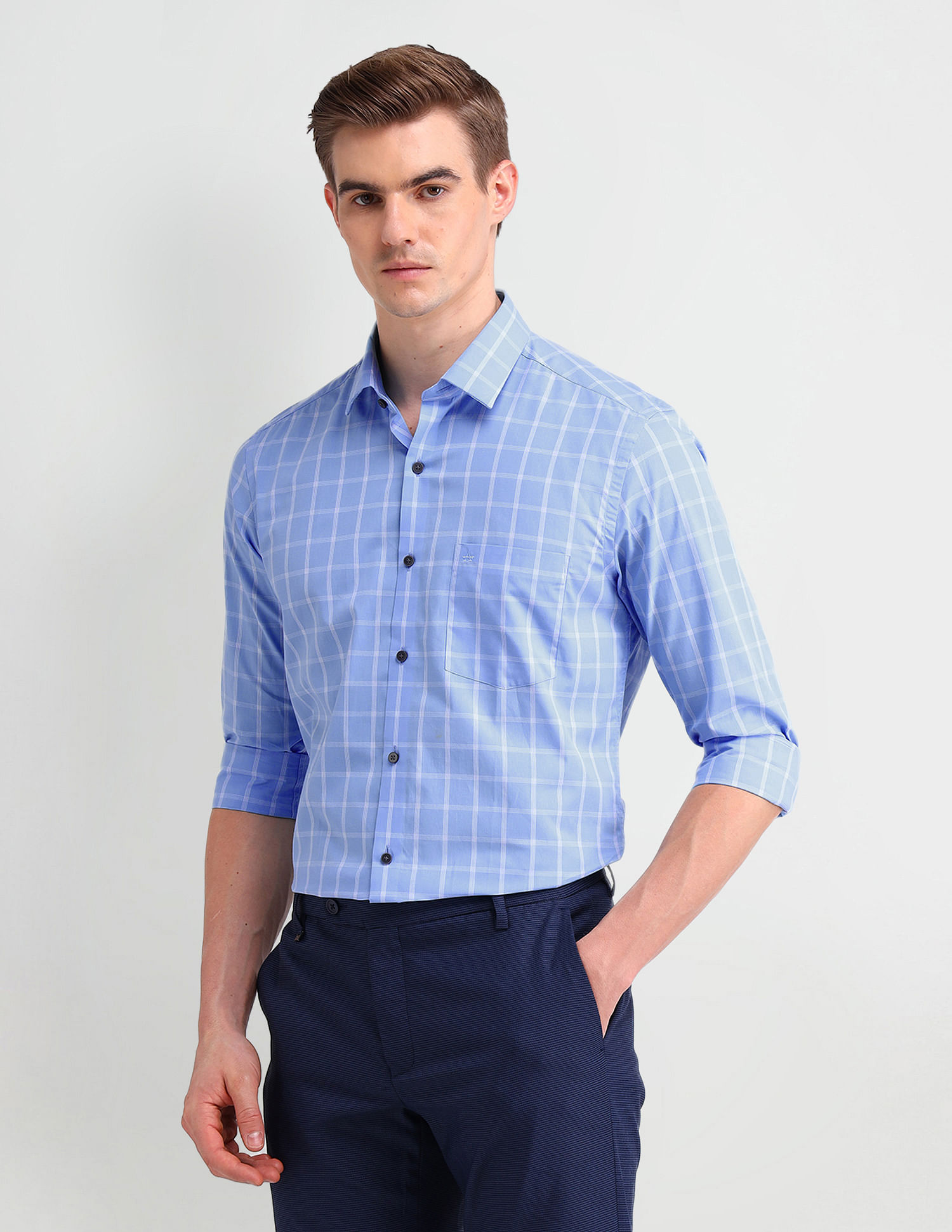Arrow Brooklyn Fit Checked Shirt