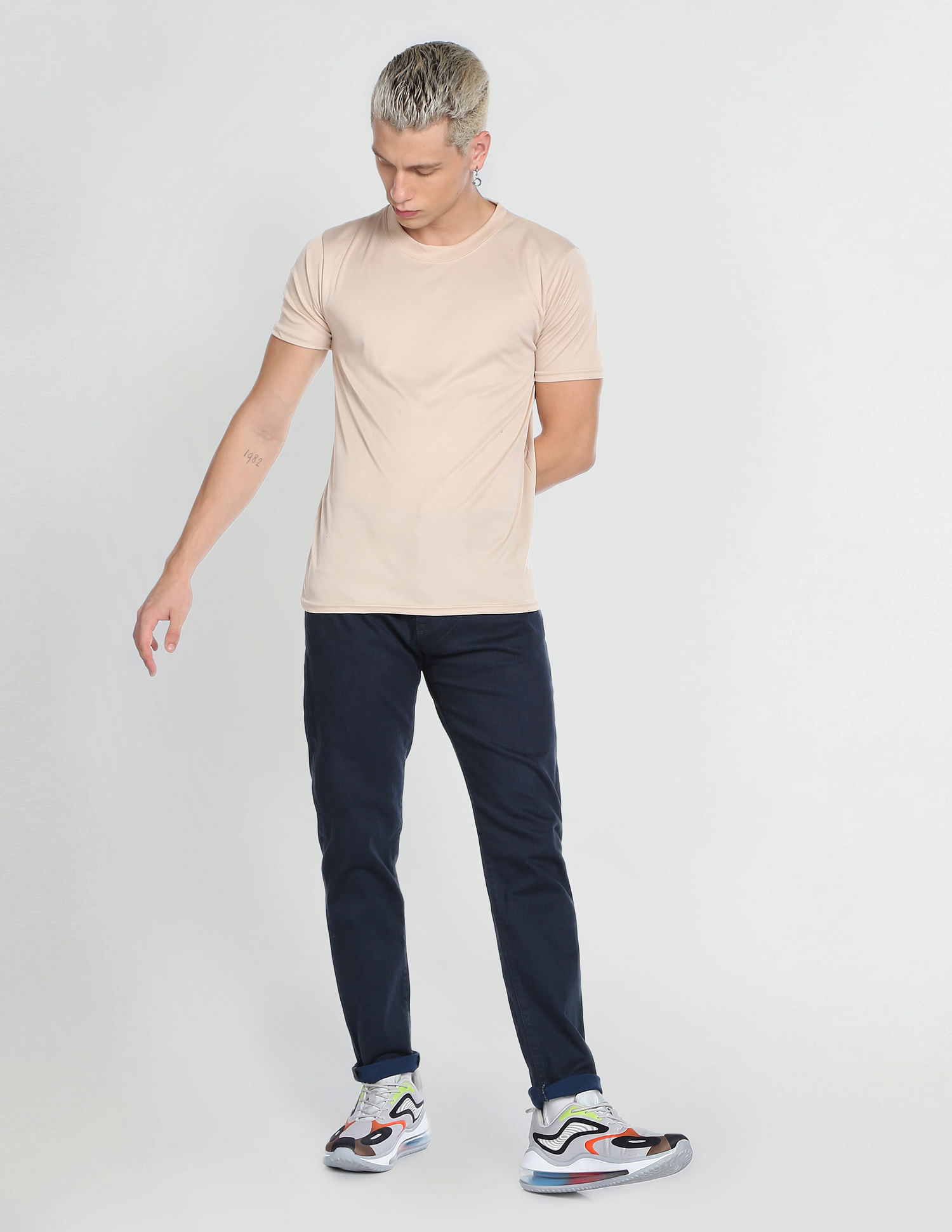 Flying Machine Slash Slim Tapered Fit Classic Vintage Jeans