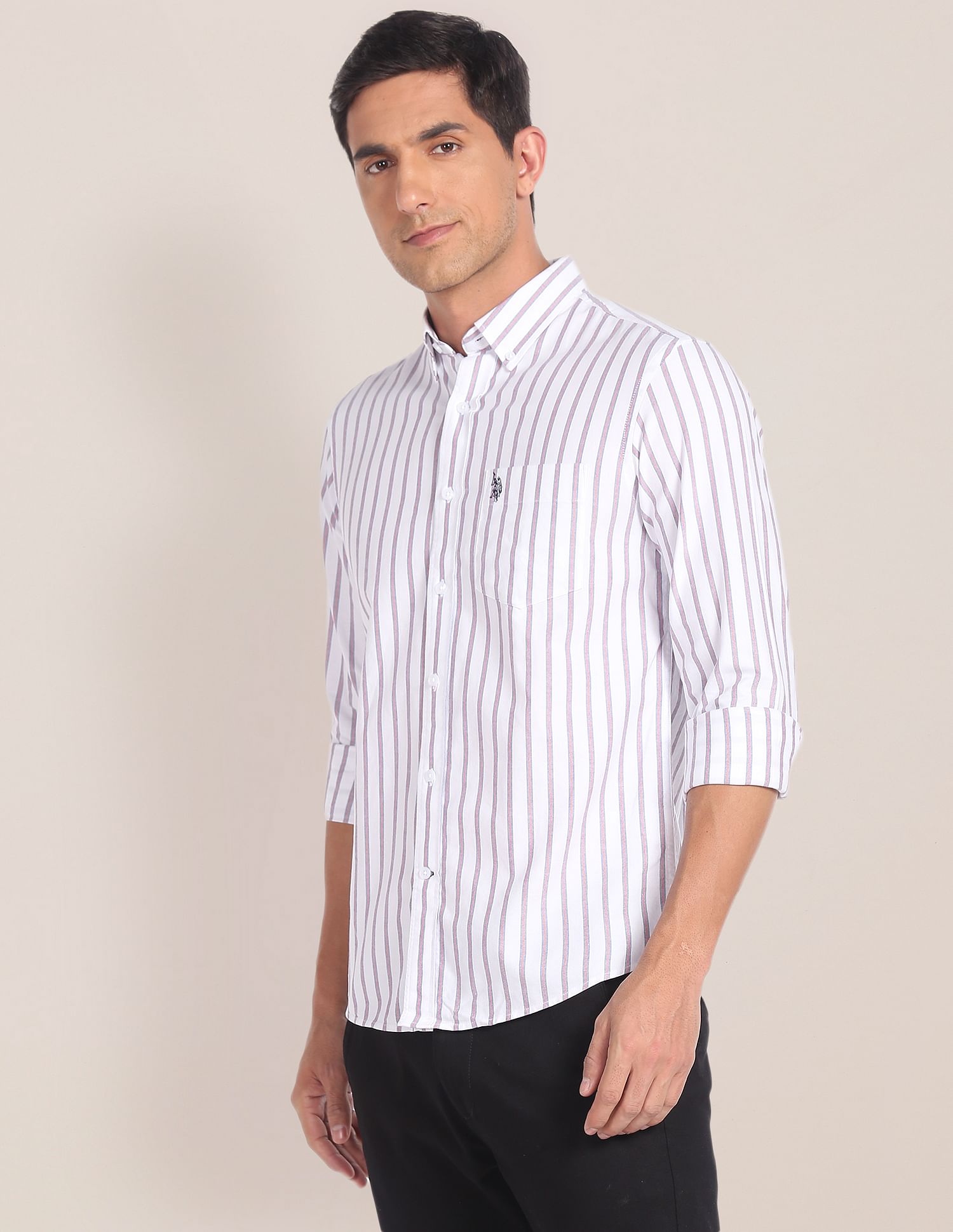 Shoulder stripe online shirt