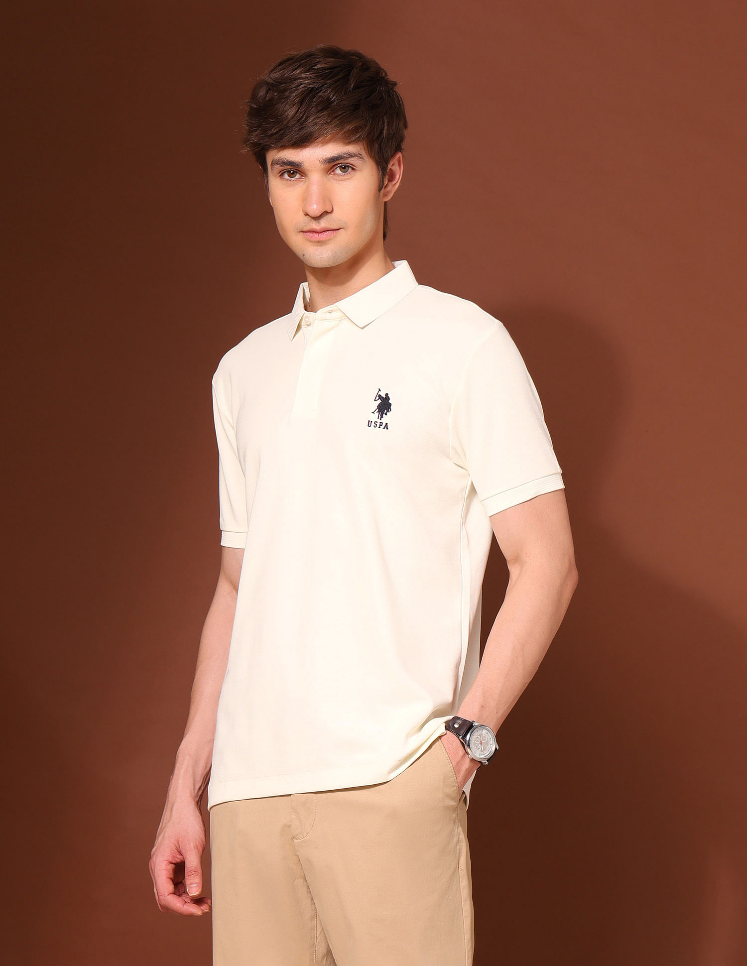 U.S. Polo Assn. Slim Fit Work And Wander Polo Shirt