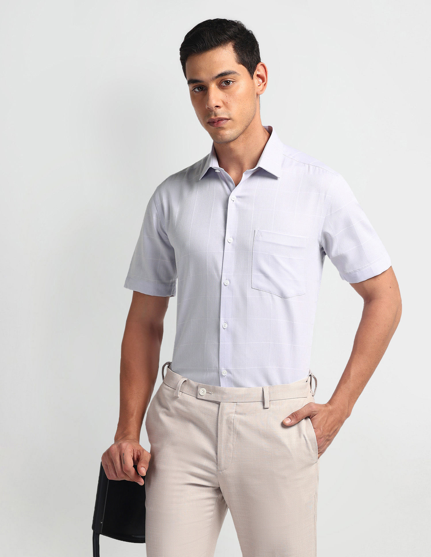 Arrow Windowpane Check Liberty Classic Fit Shirt