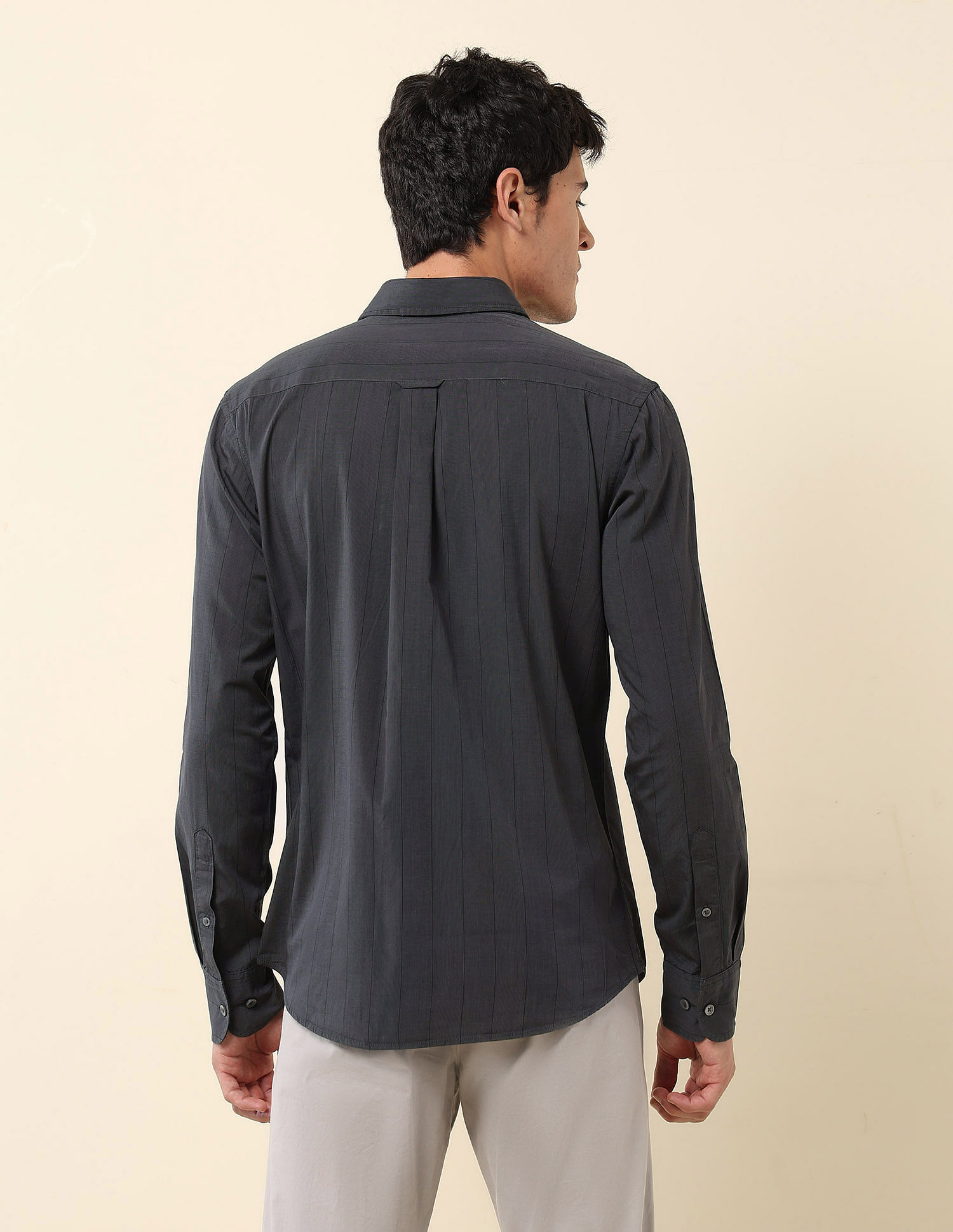 U.S. Polo Assn. Pinstriped Pure Cotton Shirt