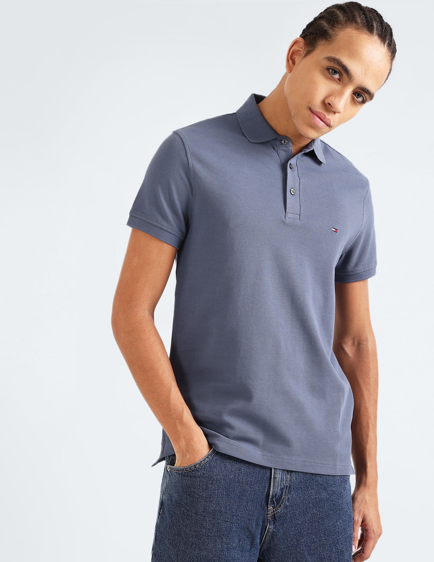 Buy Tommy Hilfiger 1985 Slim Fit Organic Cotton Polo Shirt 