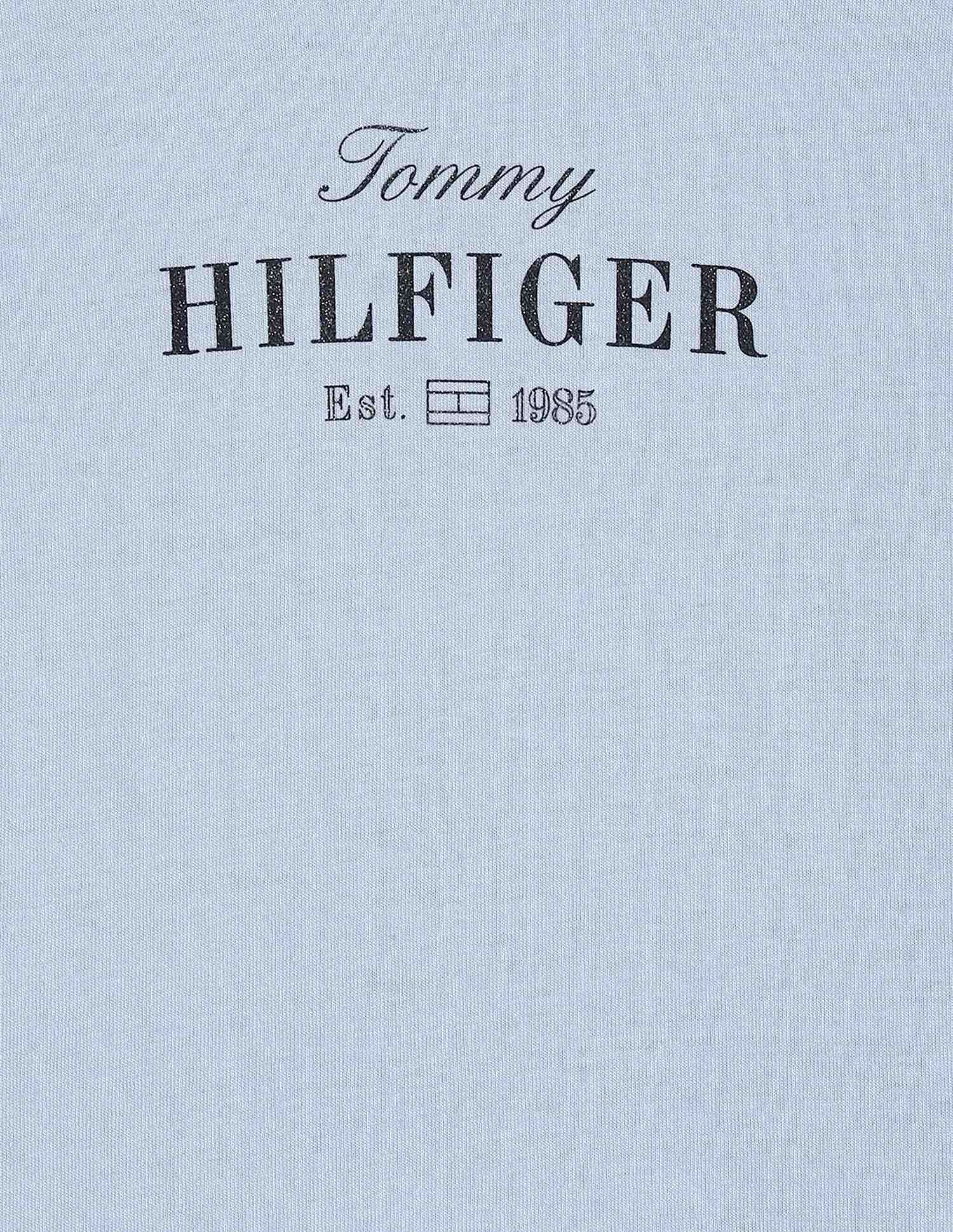 Tommy Hilfiger Girls Blue Logo T-Shirt