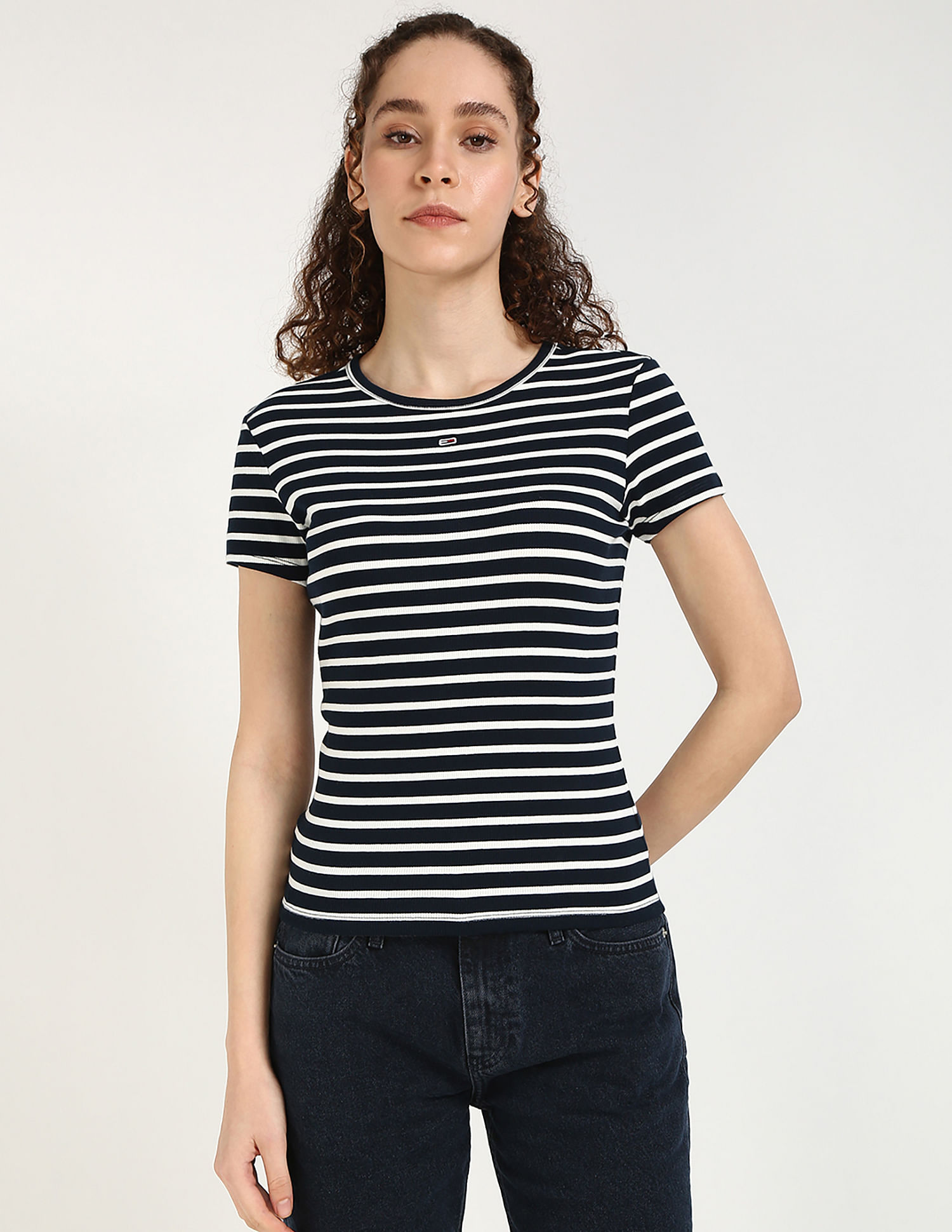 Tommy Hilfiger Striped Slim Fit T-Shirt