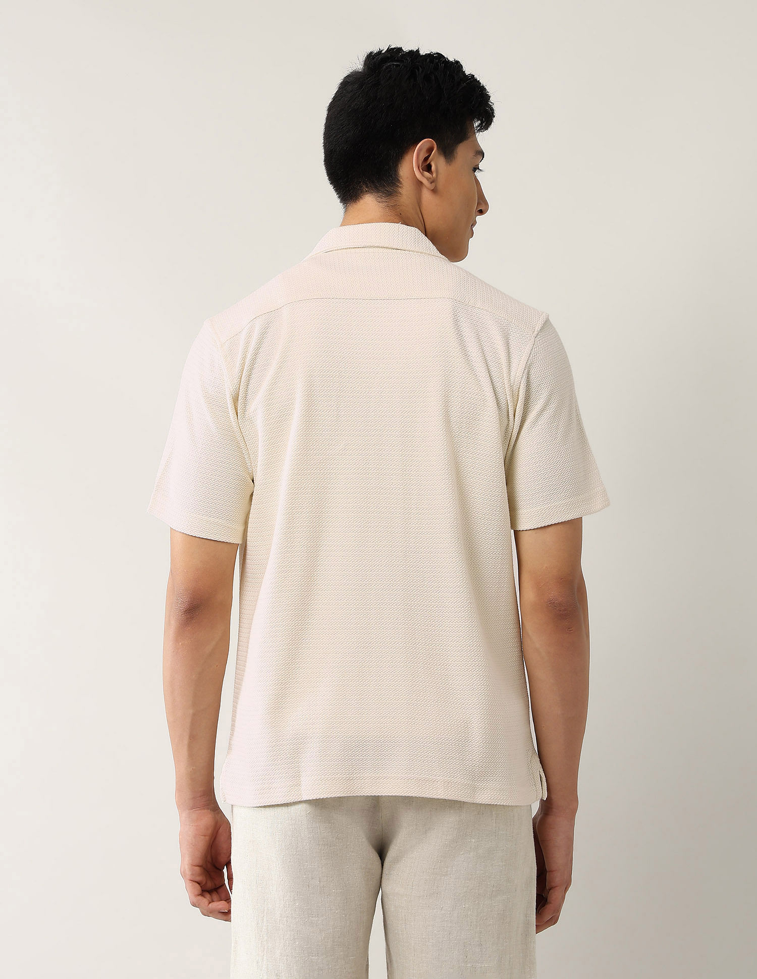 Arrow Pure Cotton Relaxed Fit Cuban Shirt