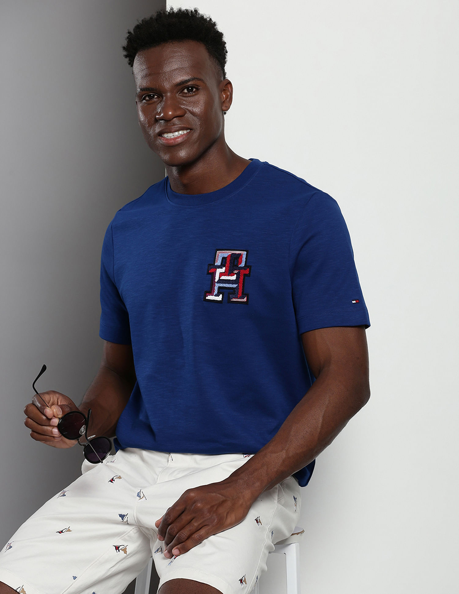 Tommy Hilfiger Sustainable Monogram Badge T-Shirt