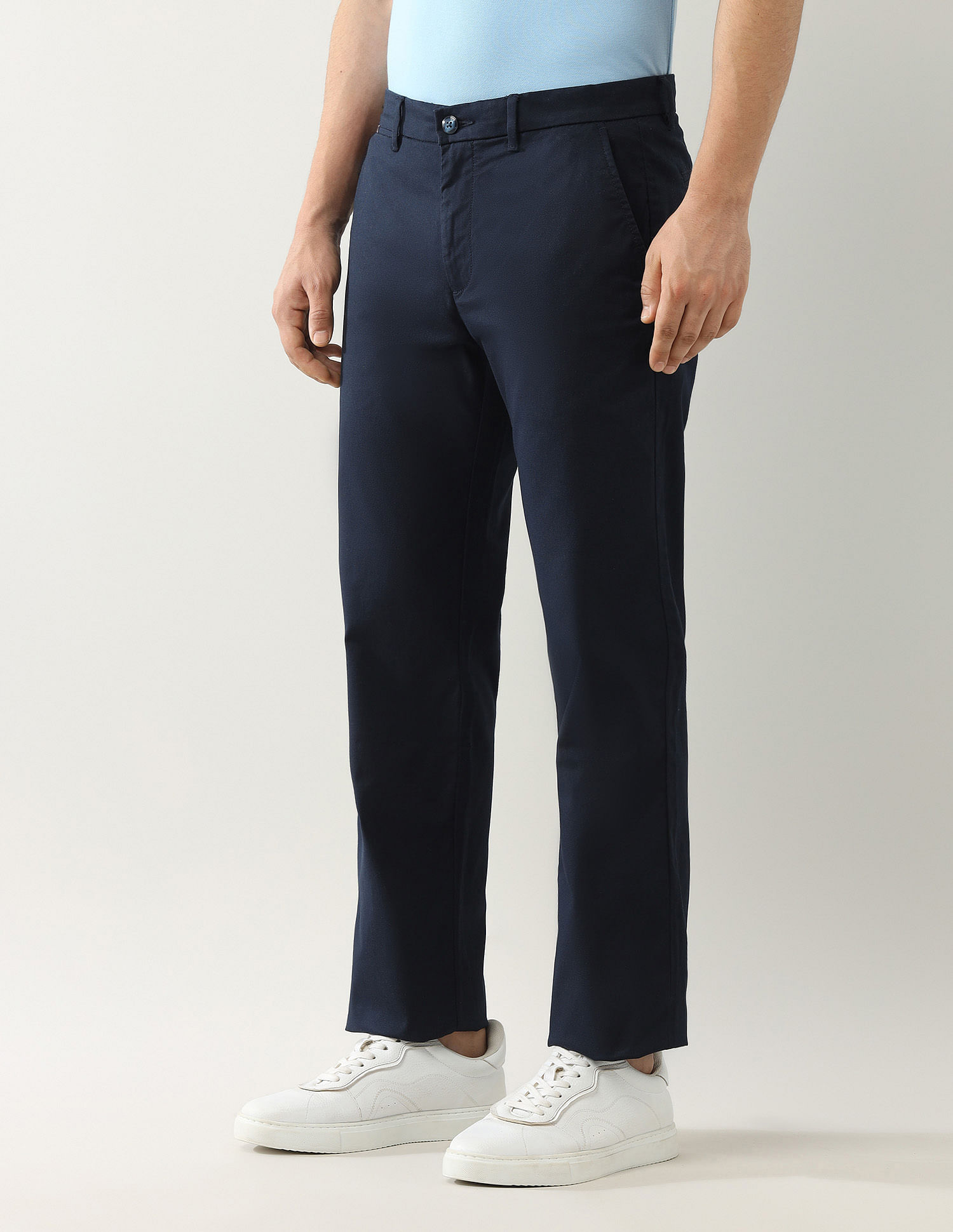Arrow Sport Mid Rise Autopress Flx Trousers