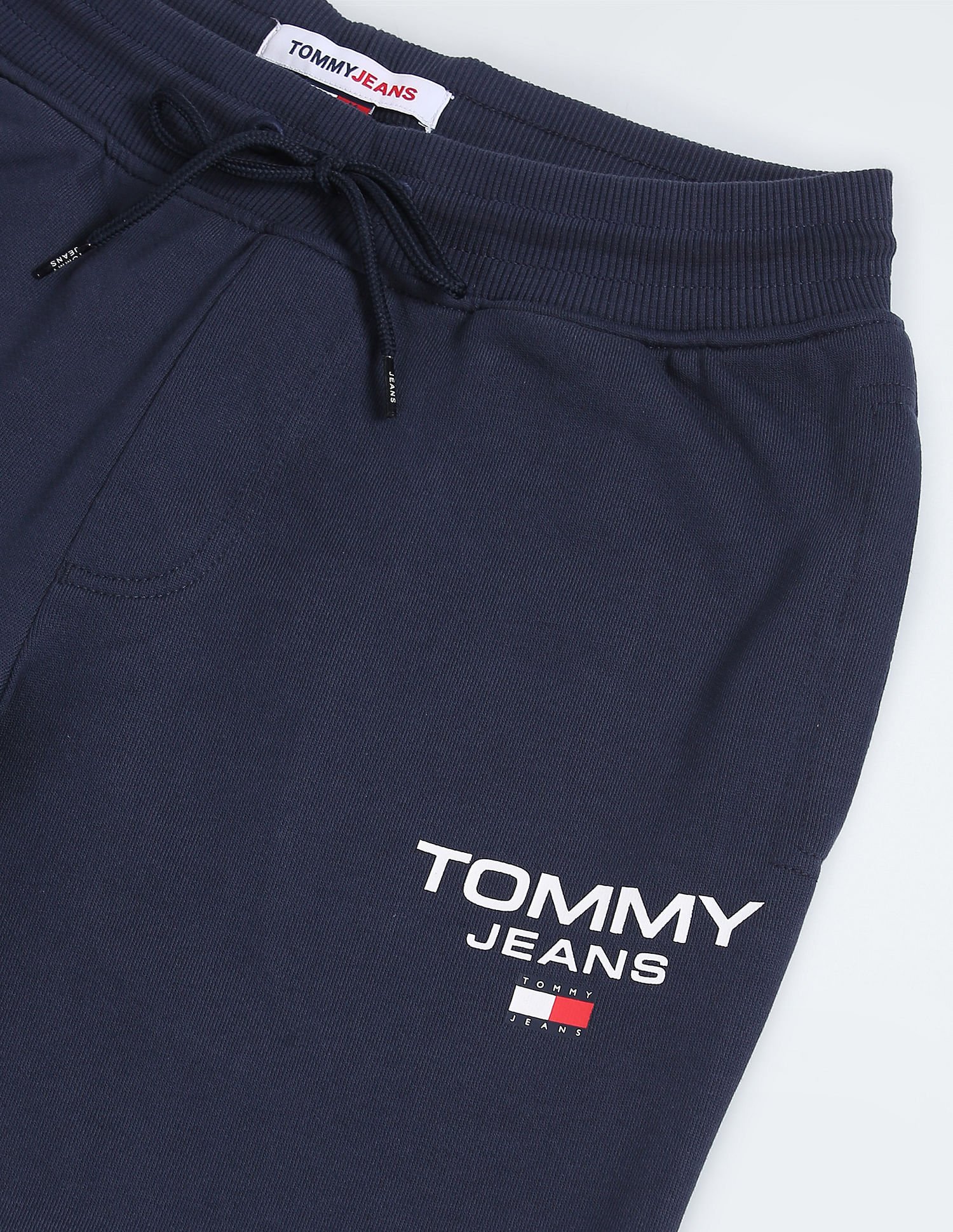 Buy Tommy Hilfiger Pearly Blue Logo Relaxed Fit Joggers for Women Online @  Tata CLiQ Luxury