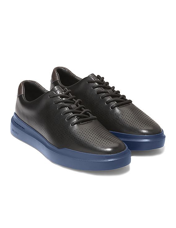 【Cole Haan】Men's GrandPro Rally Laser Cut Sneakers Buy Cole Haan Men Black Grandpro Rally Laser Cut Sneakers