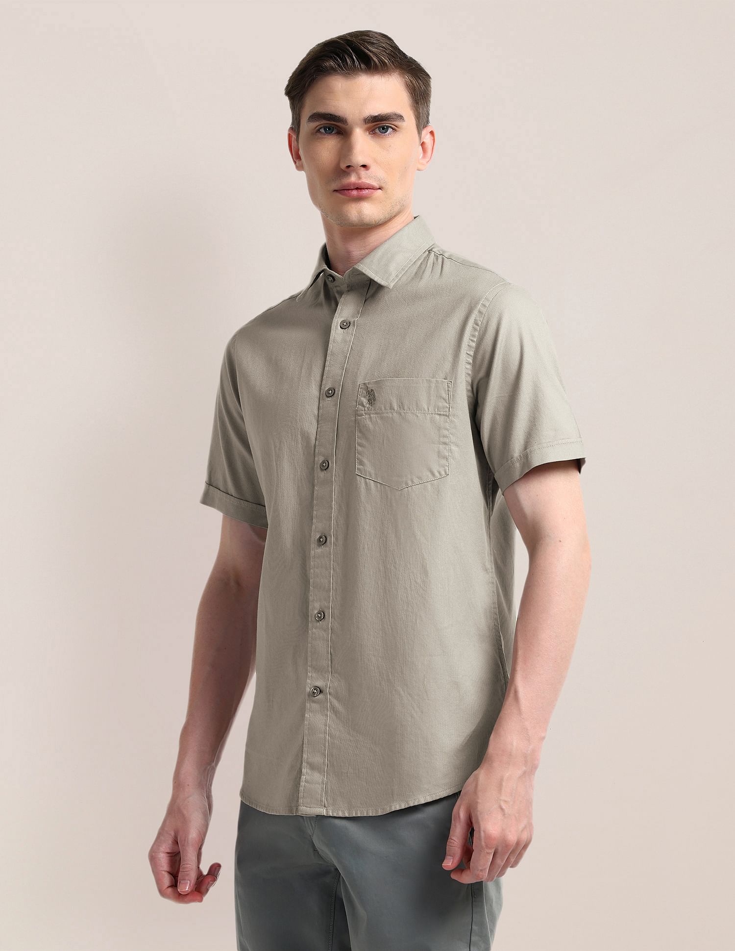 U.S. Polo Assn. Tailored Fit Premium Cotton Shirt