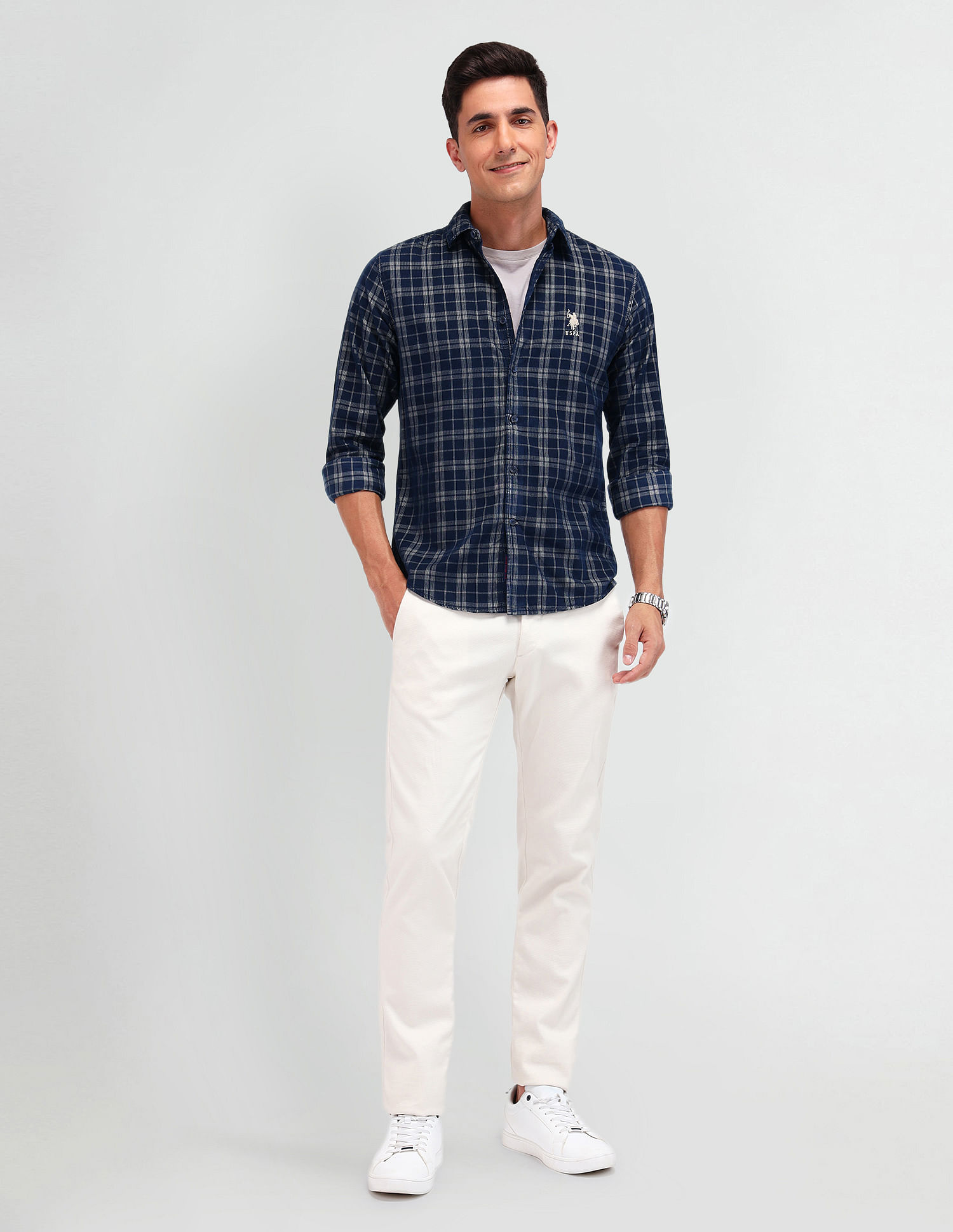 U.S. Polo Assn. Denim Co. Slim Fit Corduroy Shirt