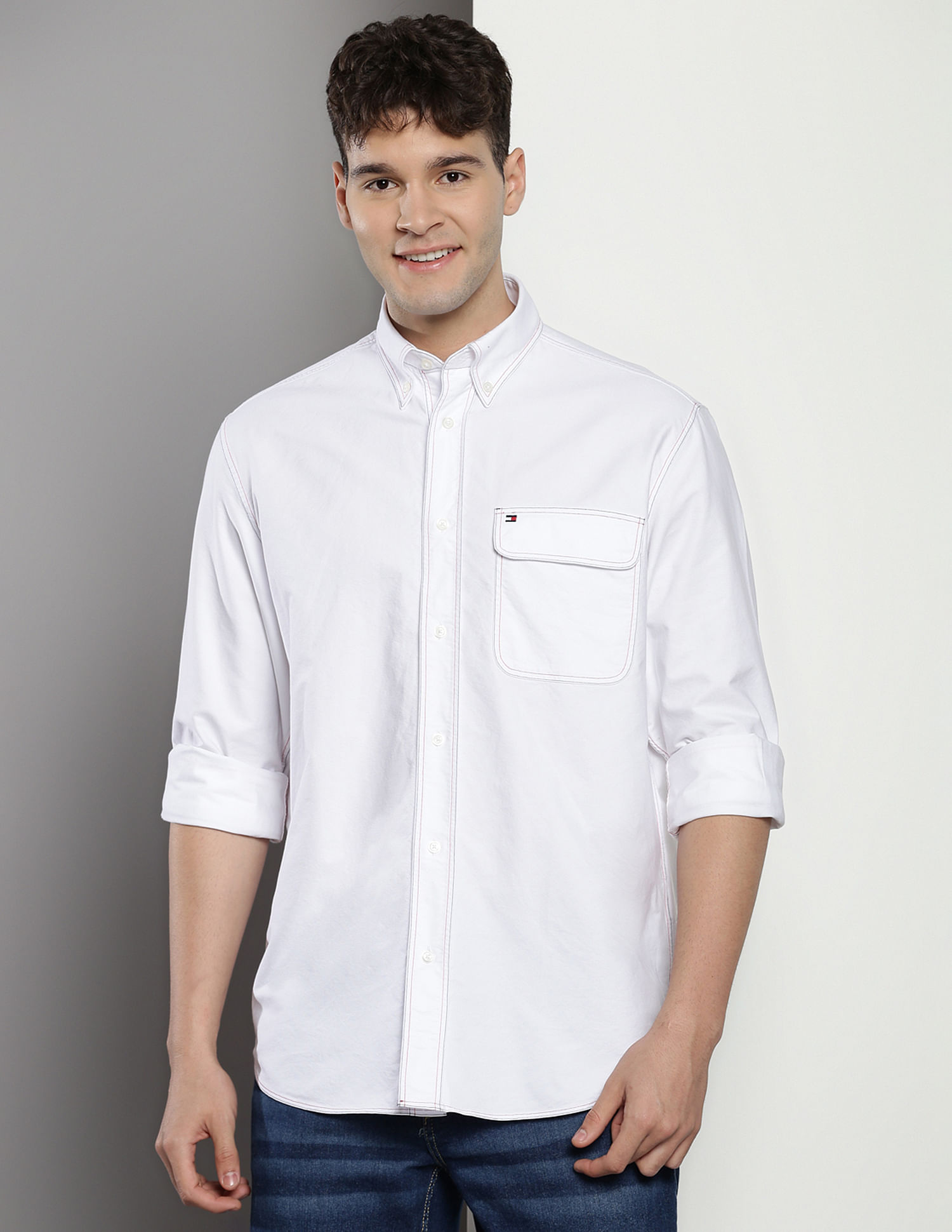 Tommy Hilfiger Sustainable Solid Oxford Shirt