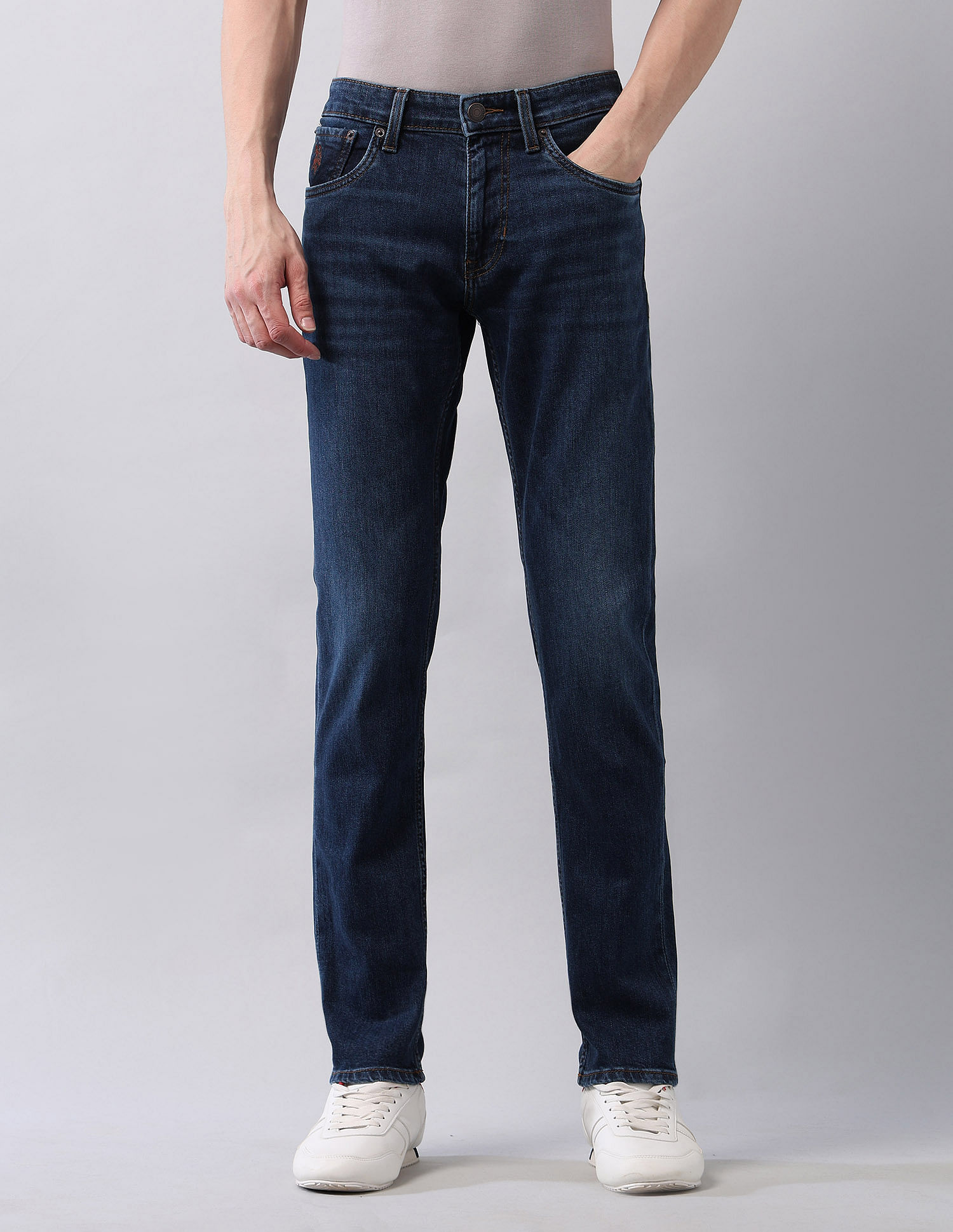 U.S. Polo Assn. Denim Co. Brandon Slim Tapered Fit Blue Jeans