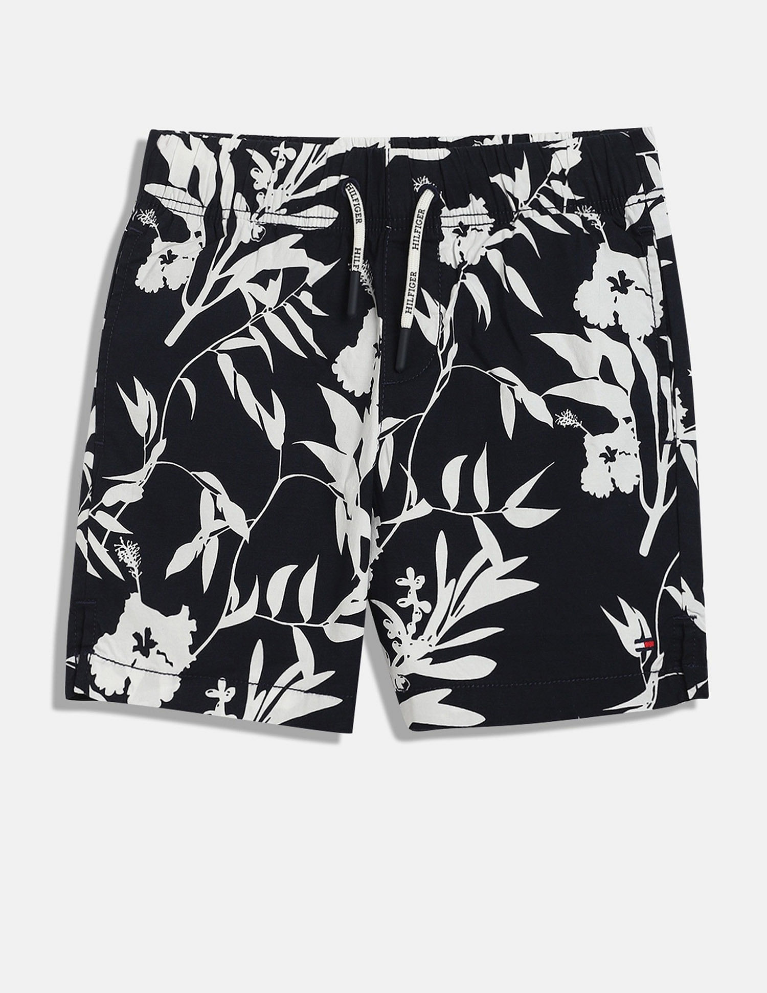 Tommy Hilfiger Kids Boys Printed Regular-Fit Cotton Shorts