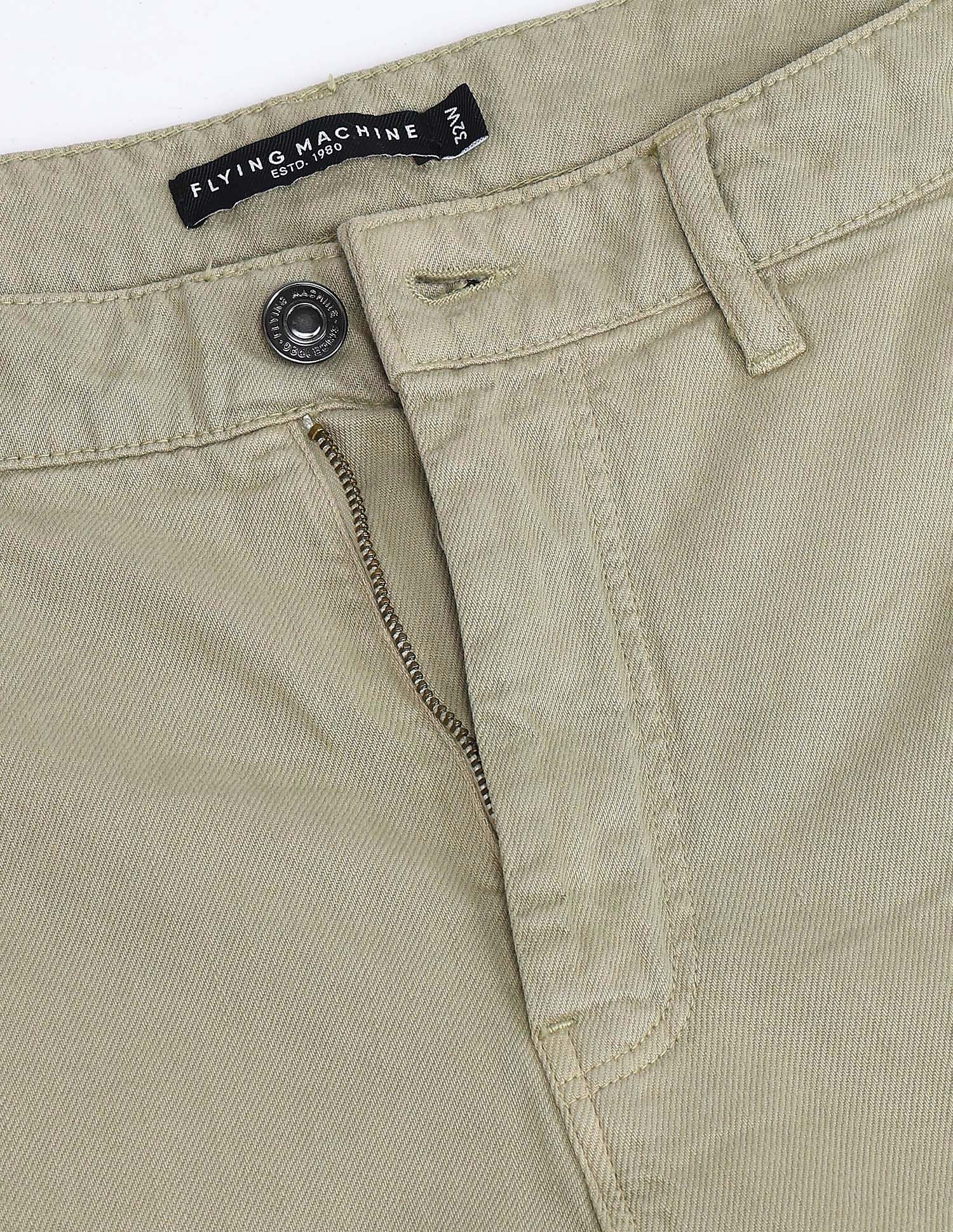 Flying Machine Mid Rise Cobain Loose Fit Trousers