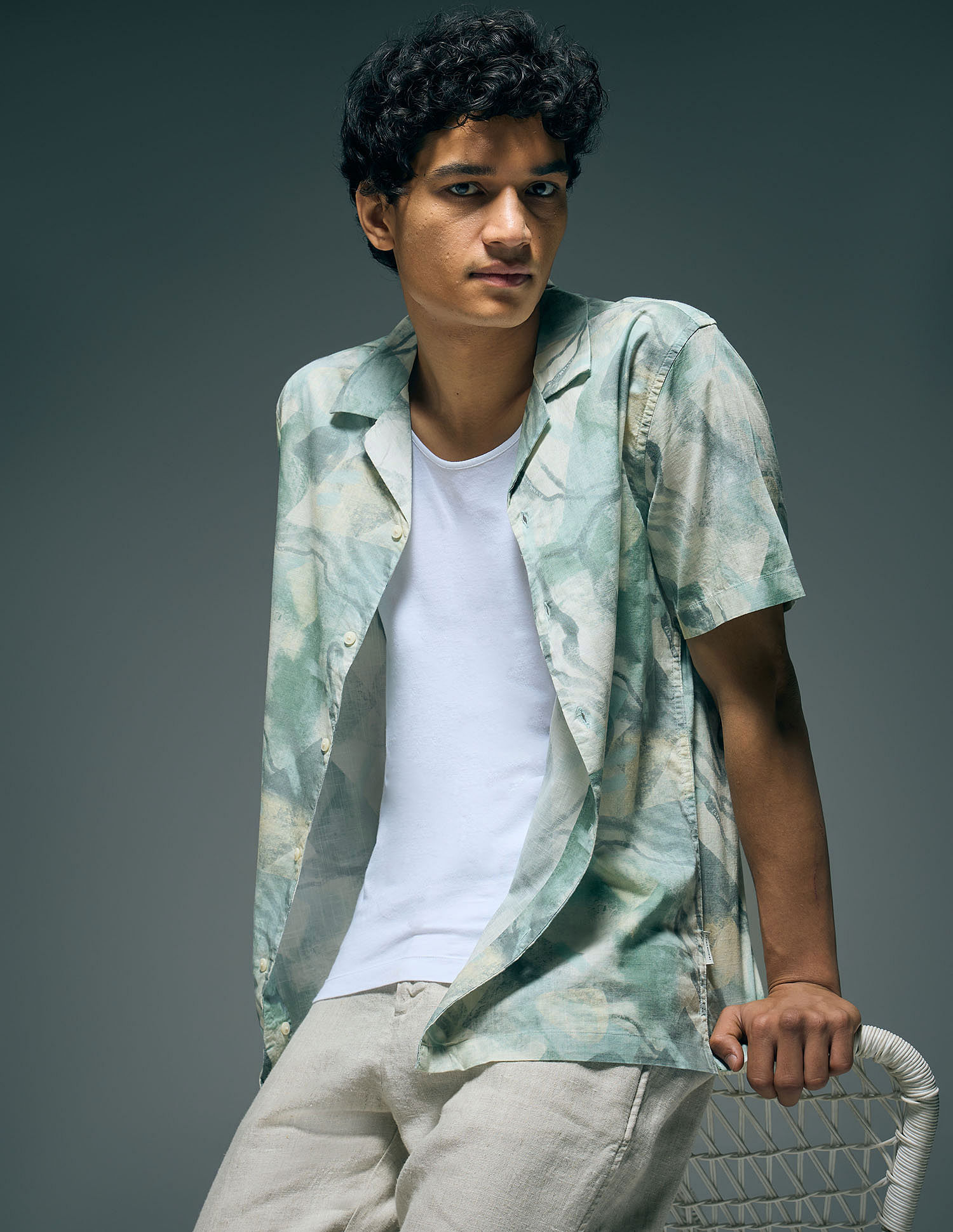 Flying Machine Pure Cotton Original Cuban Shirt