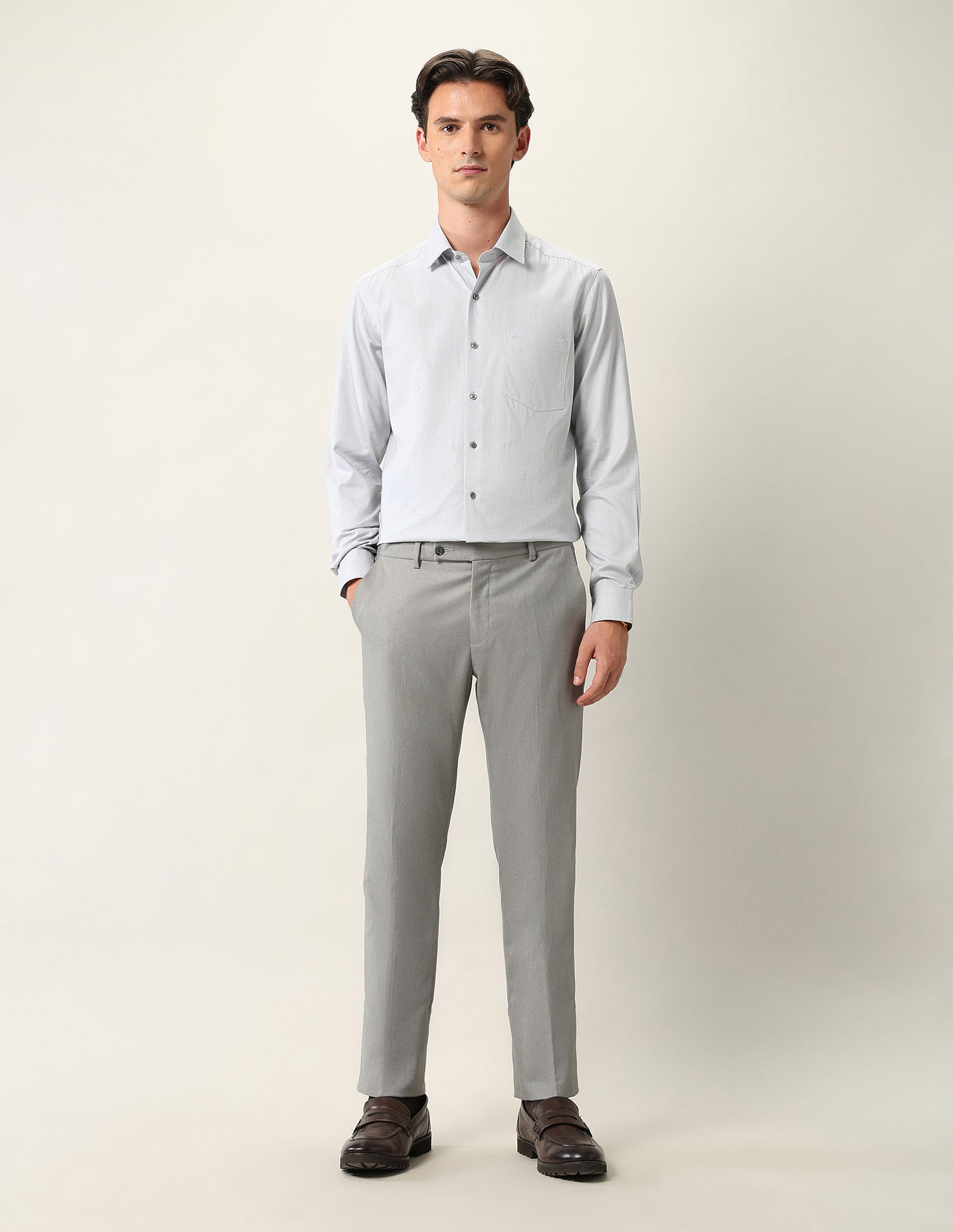 Arrow Manhattan Slim Fit Pure Cotton Ceremonial Shirt