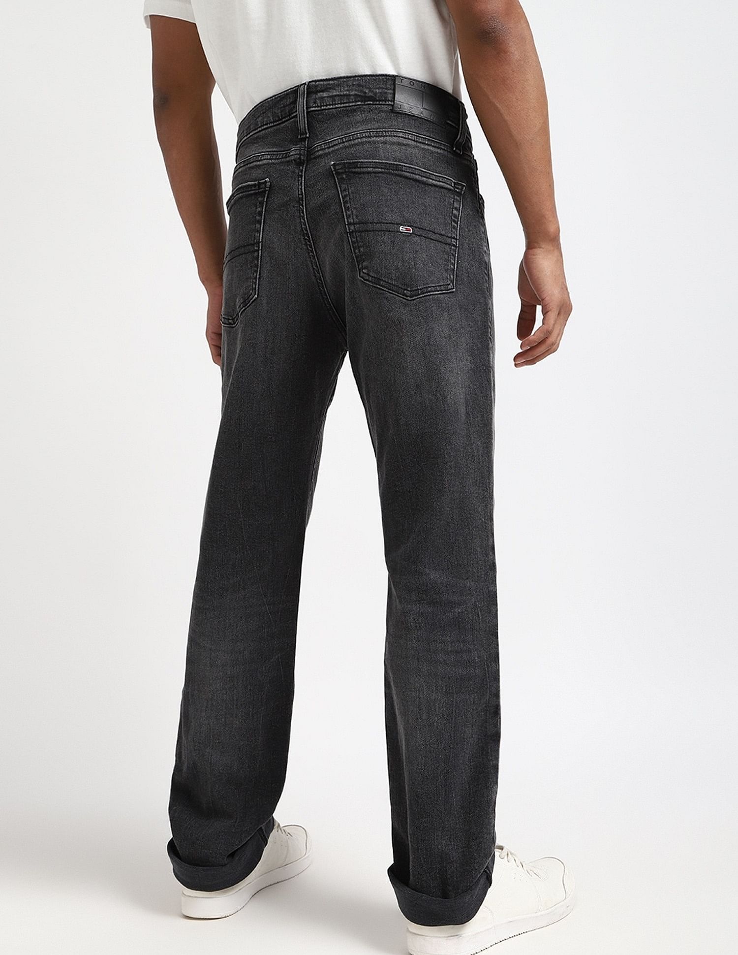 Tommy Hilfiger Mid-Wash Slim-Fit Mid-Rise Jeans
